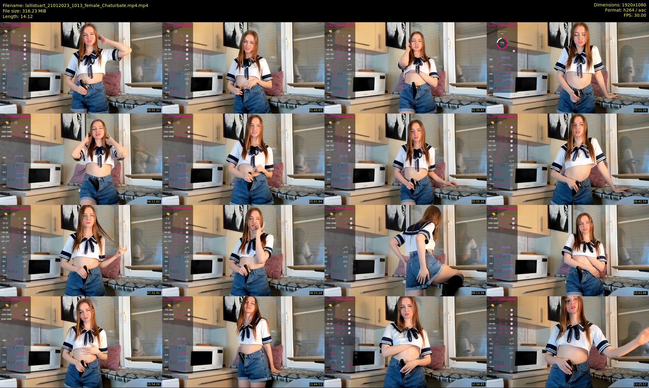 lallistuart — 15 minute Chaturbate female cam show recording, 1080p, Jan 21, 2023