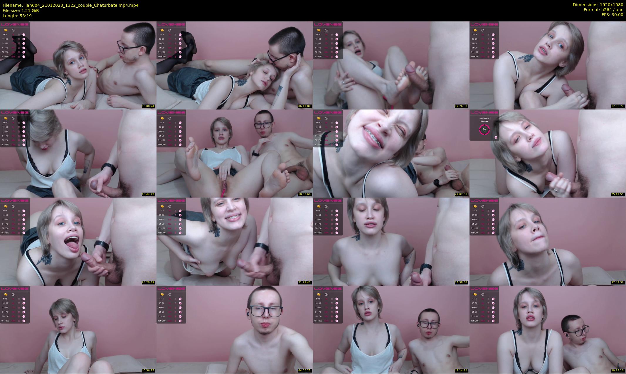 lian004 — 54 minute Chaturbate female cam show recording, 1080p, Jan 21, 2023