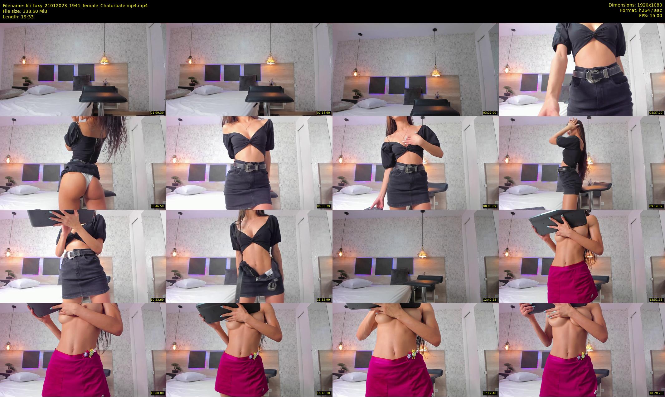 lili_foxy — 20 minute Chaturbate female cam show recording, 1080p, Jan 21, 2023