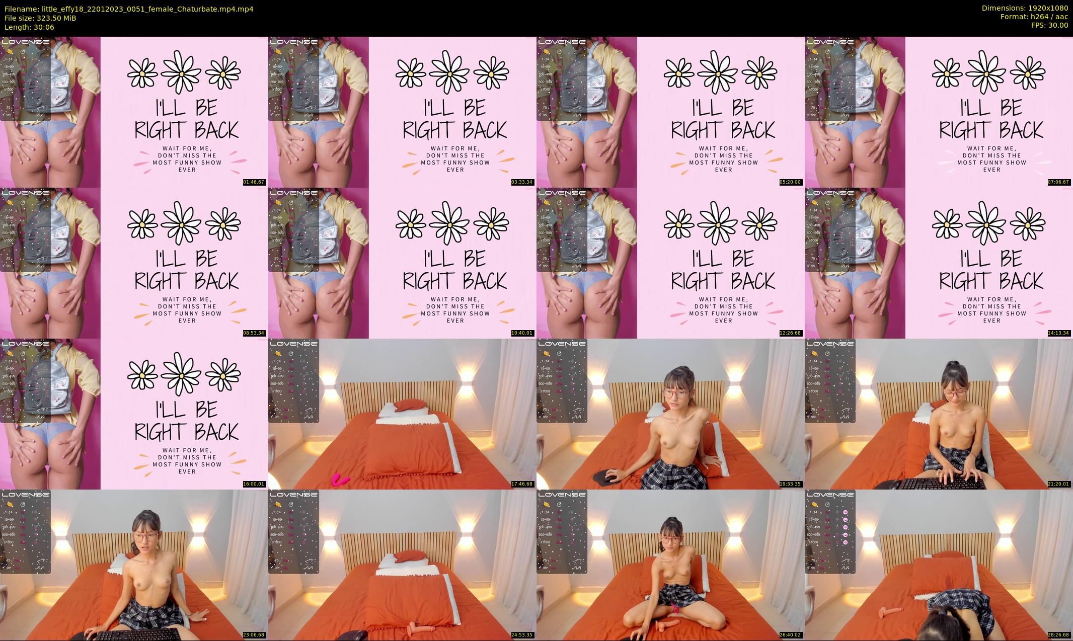 little_effy18 — 31 minute Chaturbate female cam show recording, 1080p, Jan 22, 2023