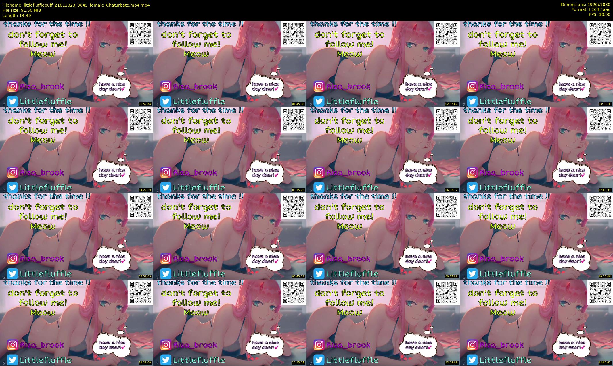 littleflufflepuff — 15 minute Chaturbate female cam show recording, 1080p, Jan 21, 2023