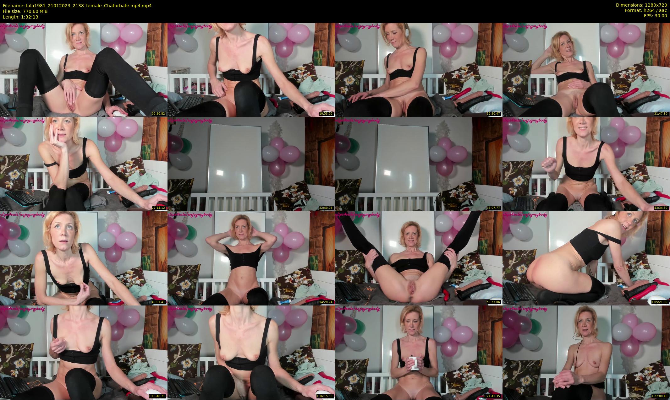 lola1981 — 93 minute Chaturbate female cam show recording, 720p, Jan 21, 2023