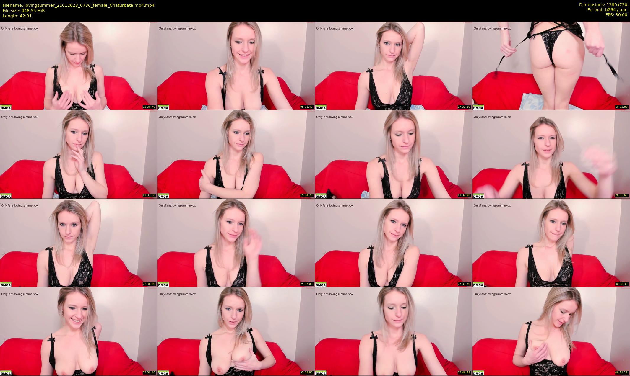 lovingsummer — 43 minute Chaturbate female cam show recording, 720p, Jan 21, 2023