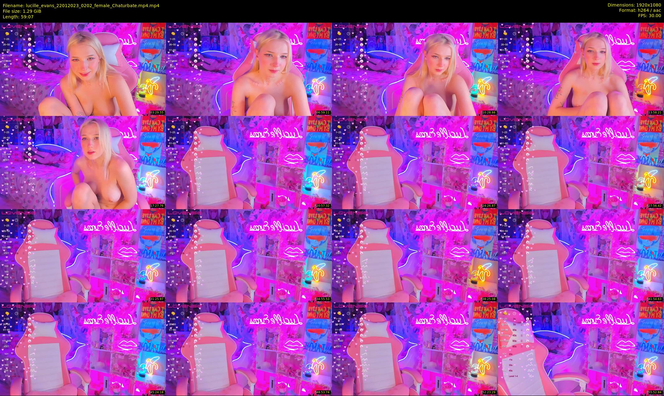 lucille_evans — 60 minute Chaturbate female cam show recording, 1080p, Jan 22, 2023