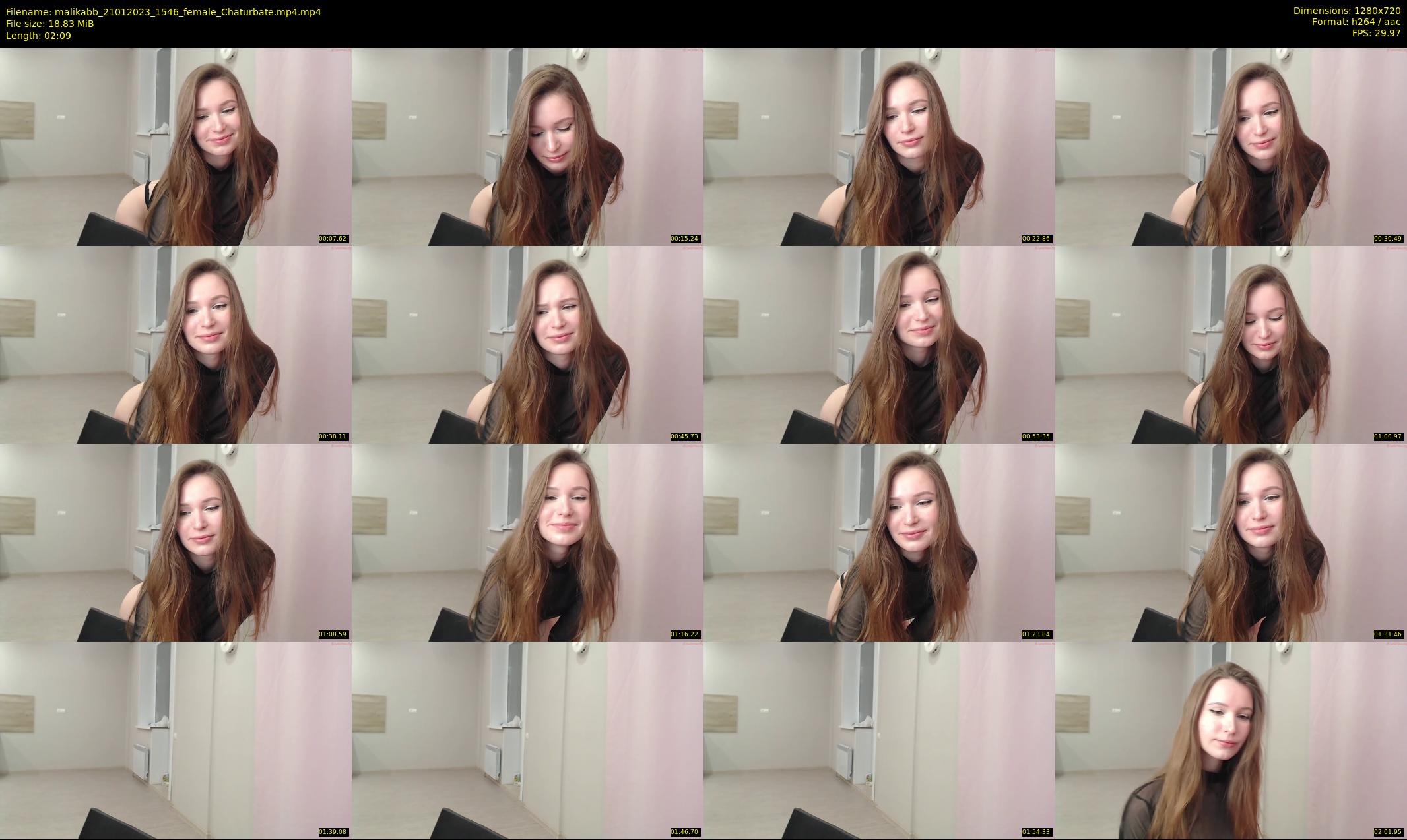 malikabb — 3 minute Chaturbate female cam show recording, 720p, Jan 21, 2023