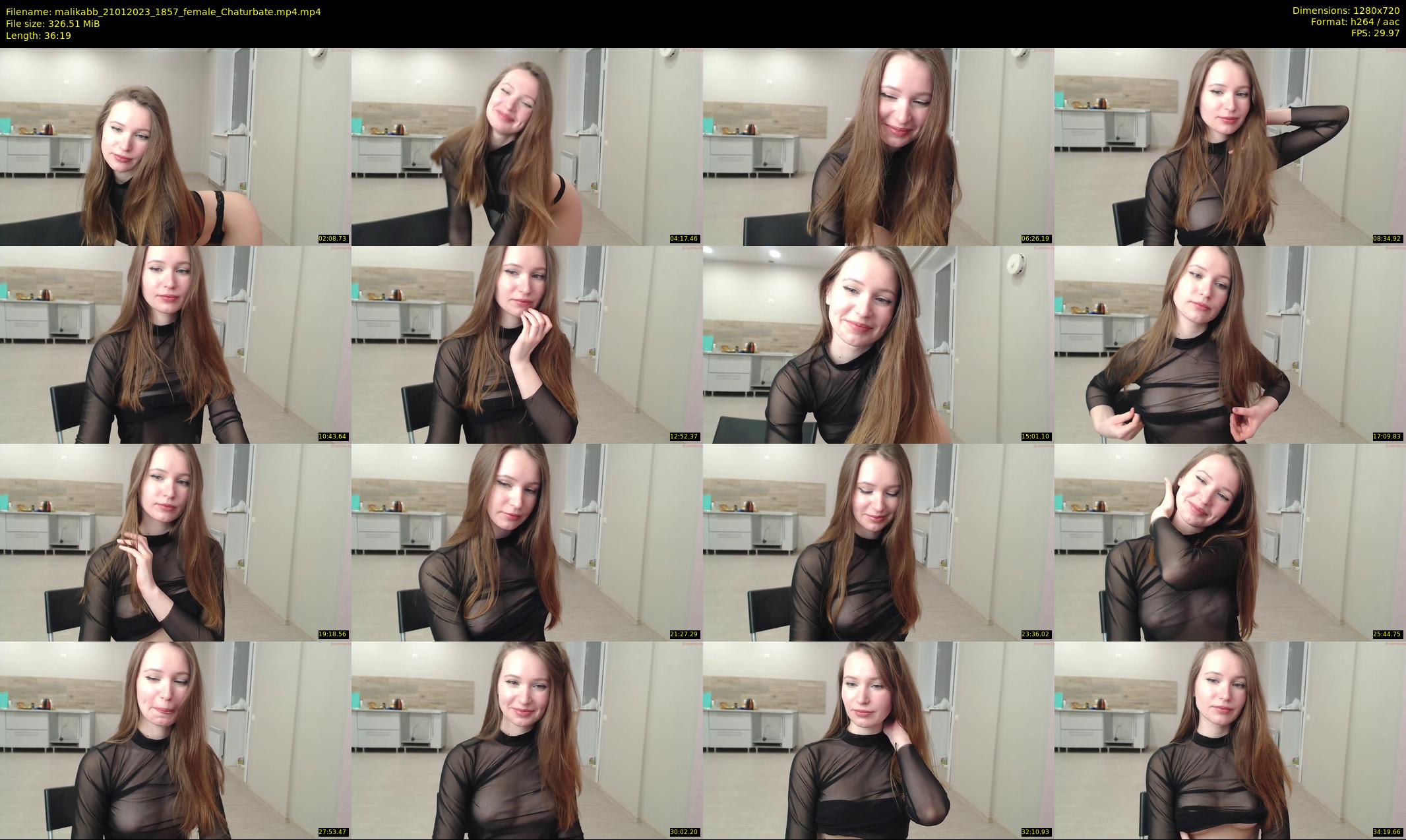 malikabb — 37 minute Chaturbate female cam show recording, 720p, Jan 21, 2023