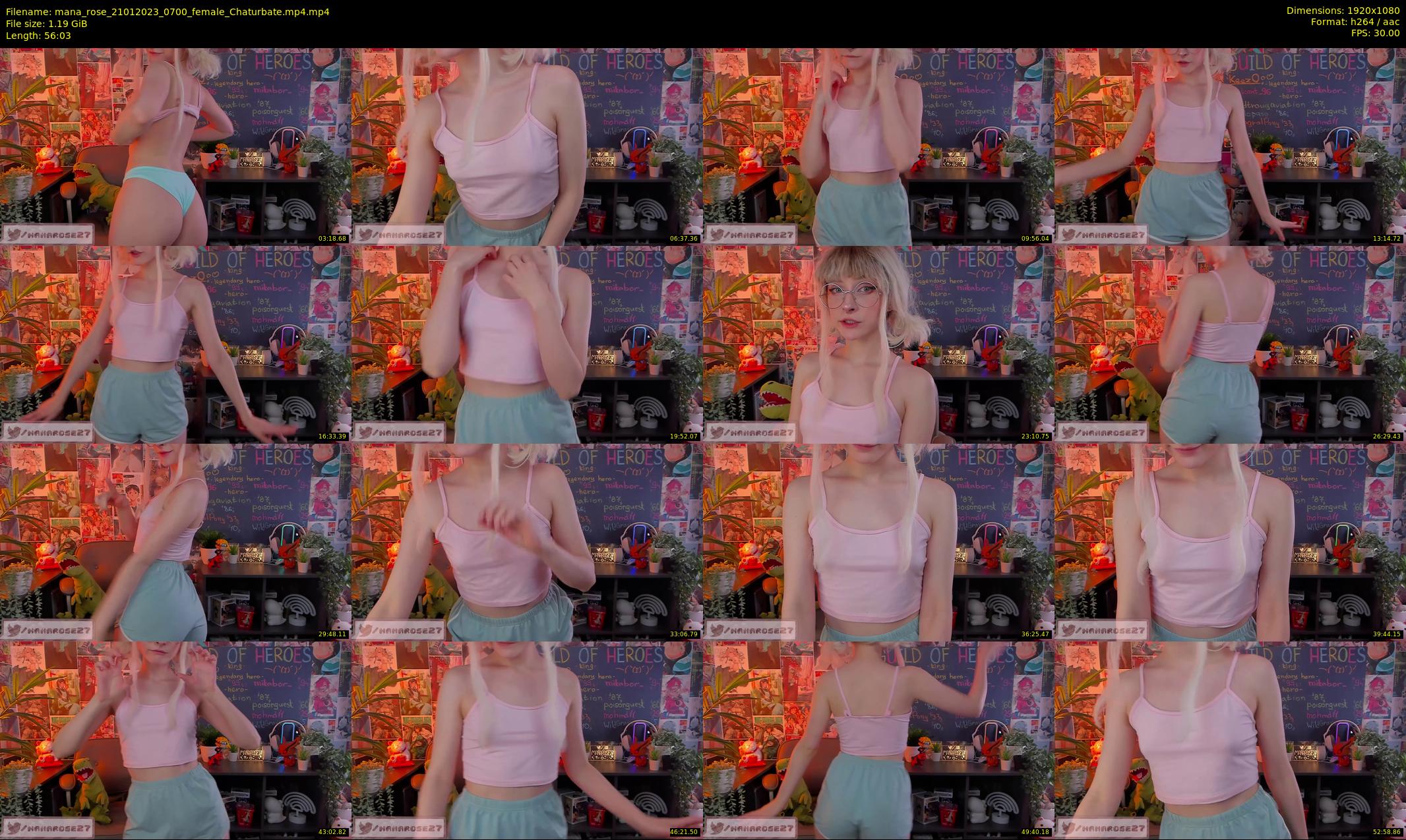 mana_rose — 57 minute Chaturbate female cam show recording, 1080p, Jan 21, 2023