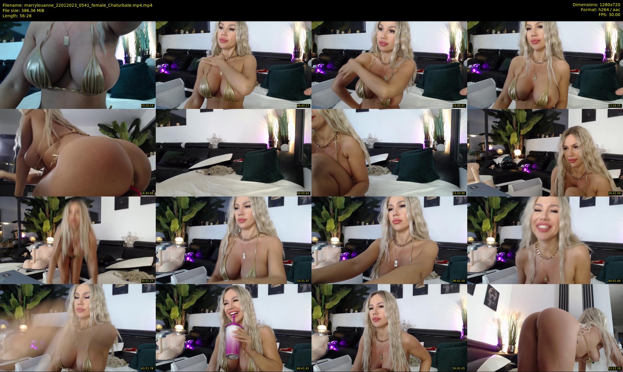 marrylouanne — 57 minute Chaturbate female cam show recording, 720p, Jan 22, 2023