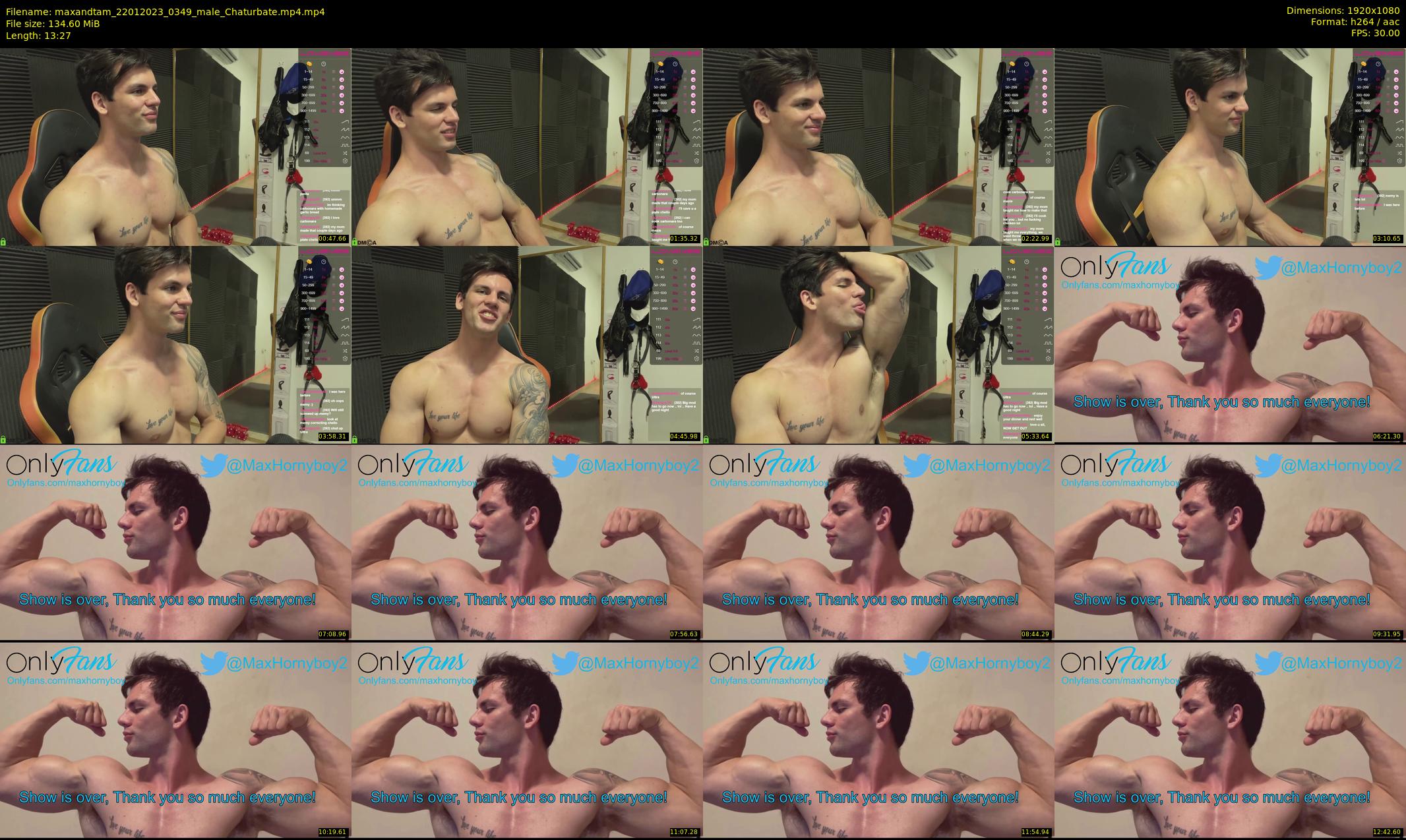 maxandtam — 14 minute Chaturbate couple cam show recording, 1080p, Jan 22, 2023