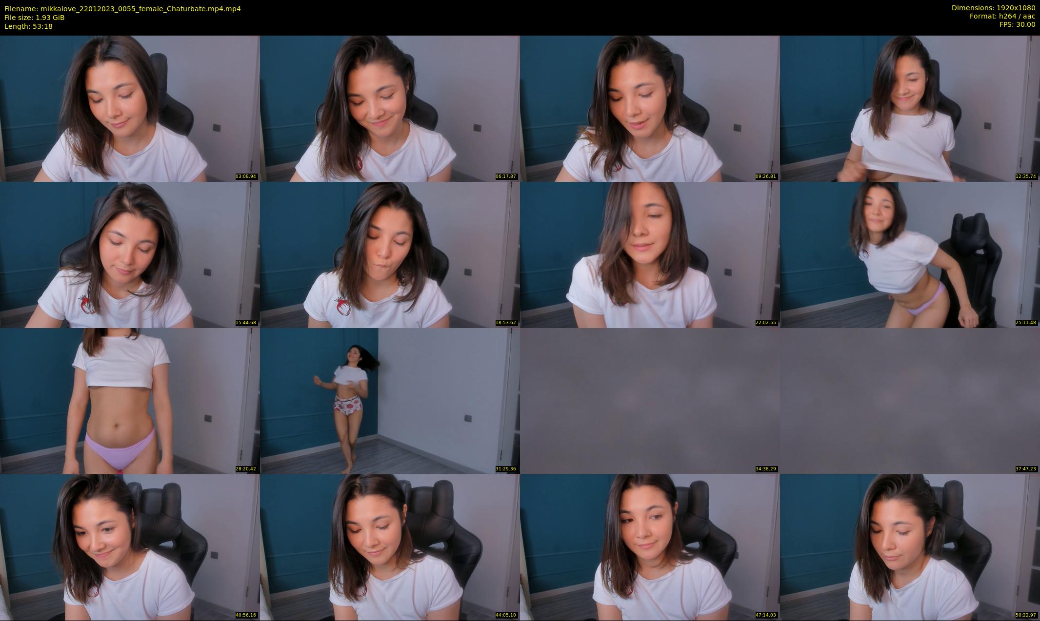 mikkalove — 54 minute Chaturbate female cam show recording, 1080p, Jan 22, 2023