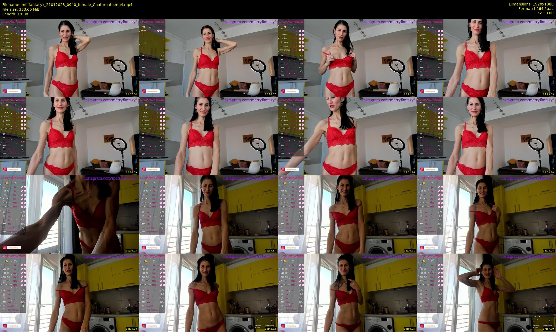 milffantasyx — 19 minute Chaturbate female cam show recording, 1080p, Jan 21, 2023