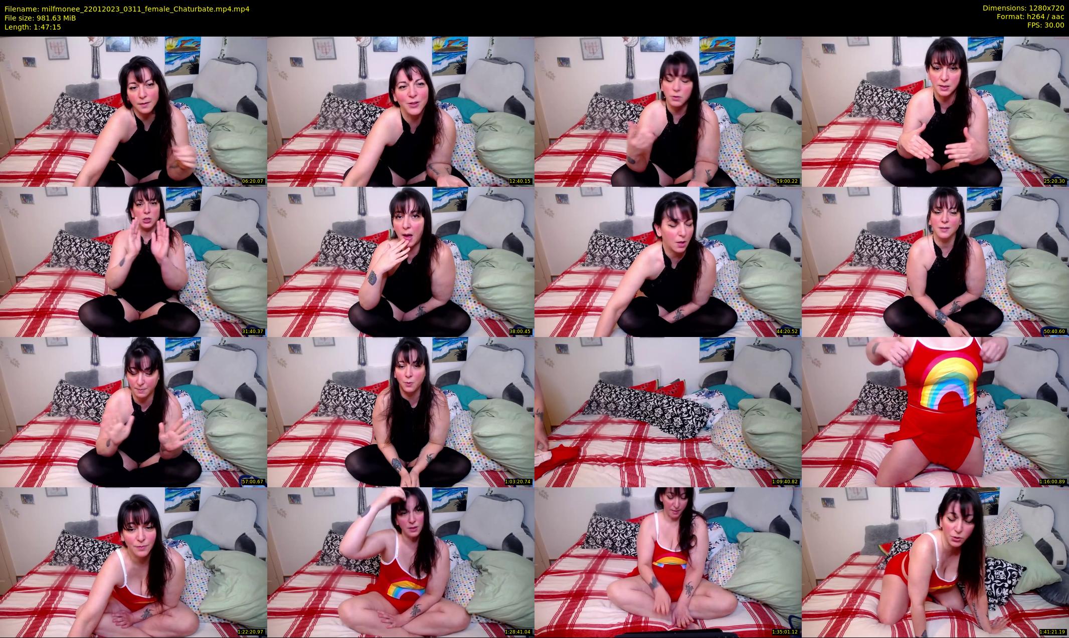 milfmonee — 108 minute Chaturbate female cam show recording, 720p, Jan 22, 2023