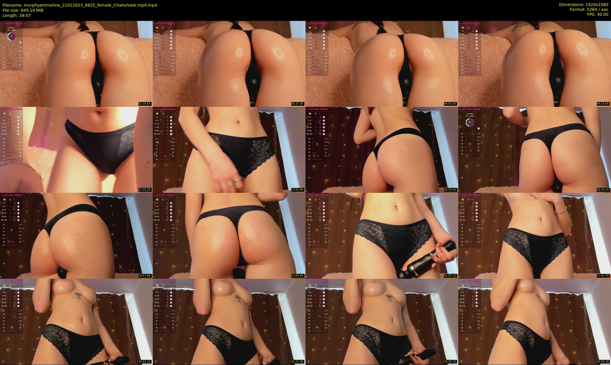 murphyemmeline — 40 minute Chaturbate female cam show recording, 1080p, Jan 21, 2023