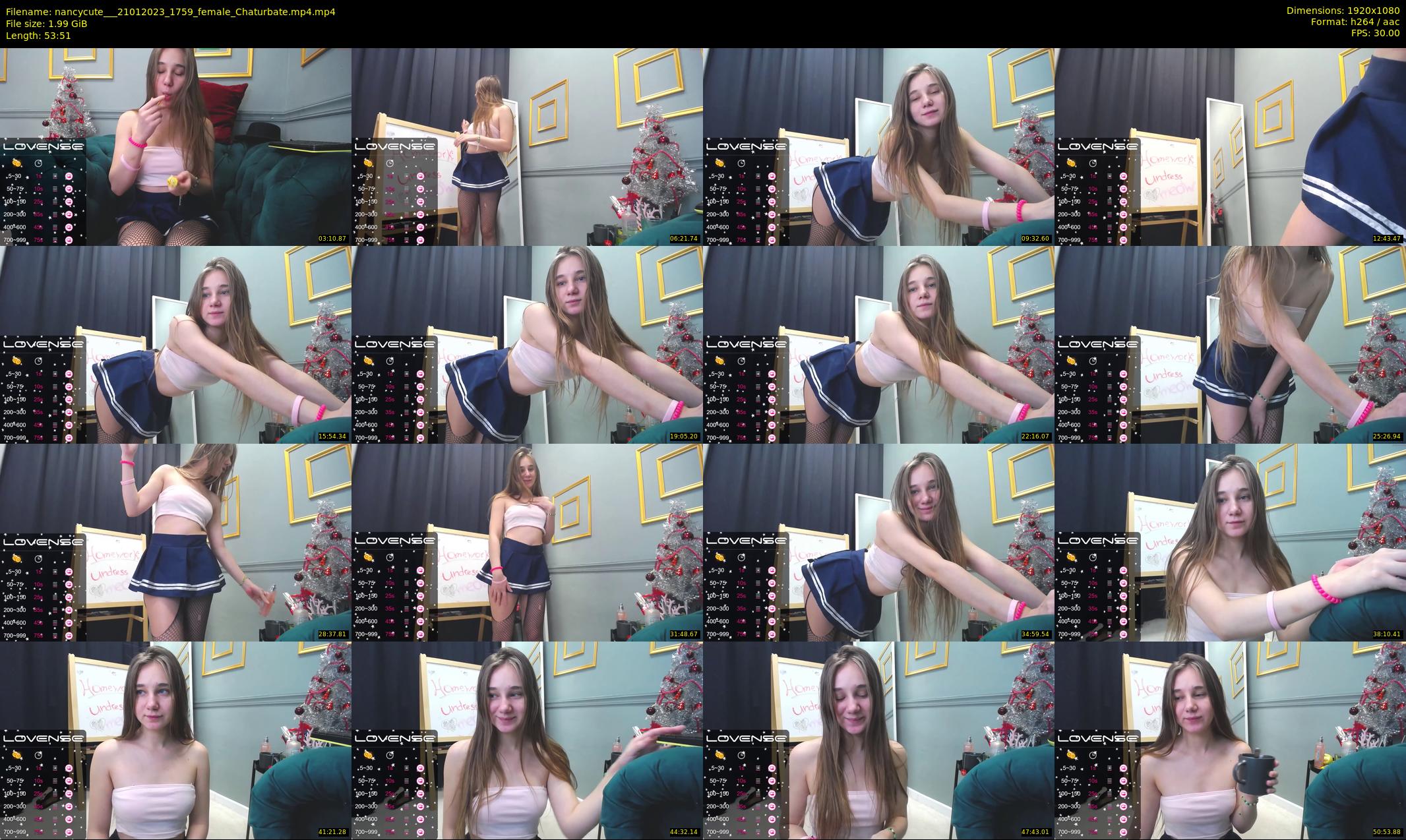 nancycute__ — 54 minute Chaturbate female cam show recording, 1080p, Jan 21, 2023