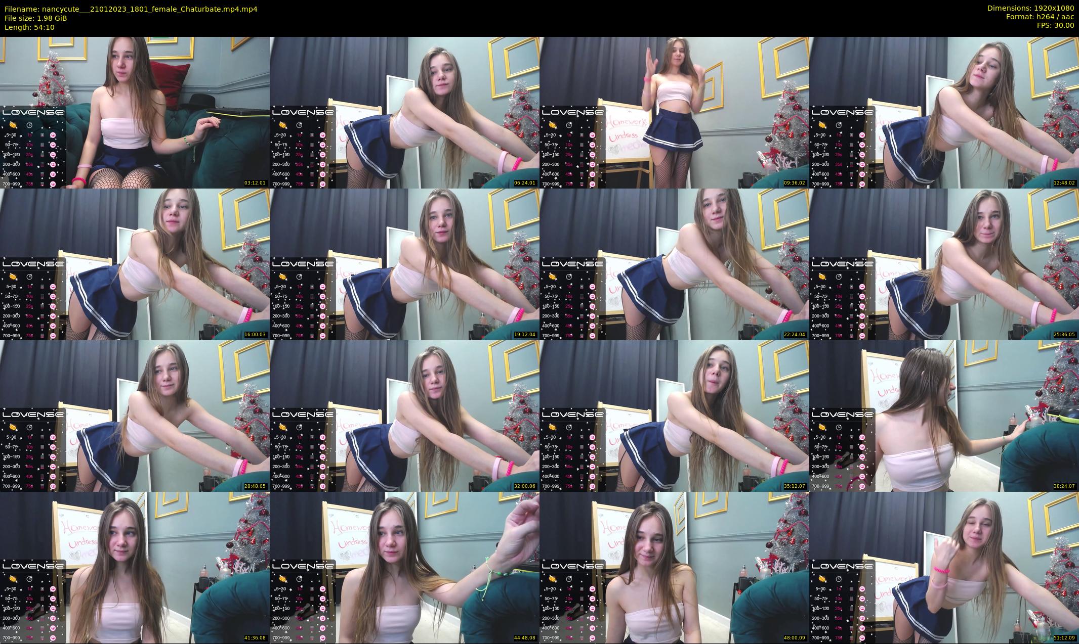 nancycute__ — 55 minute Chaturbate female cam show recording, 1080p, Jan 21, 2023