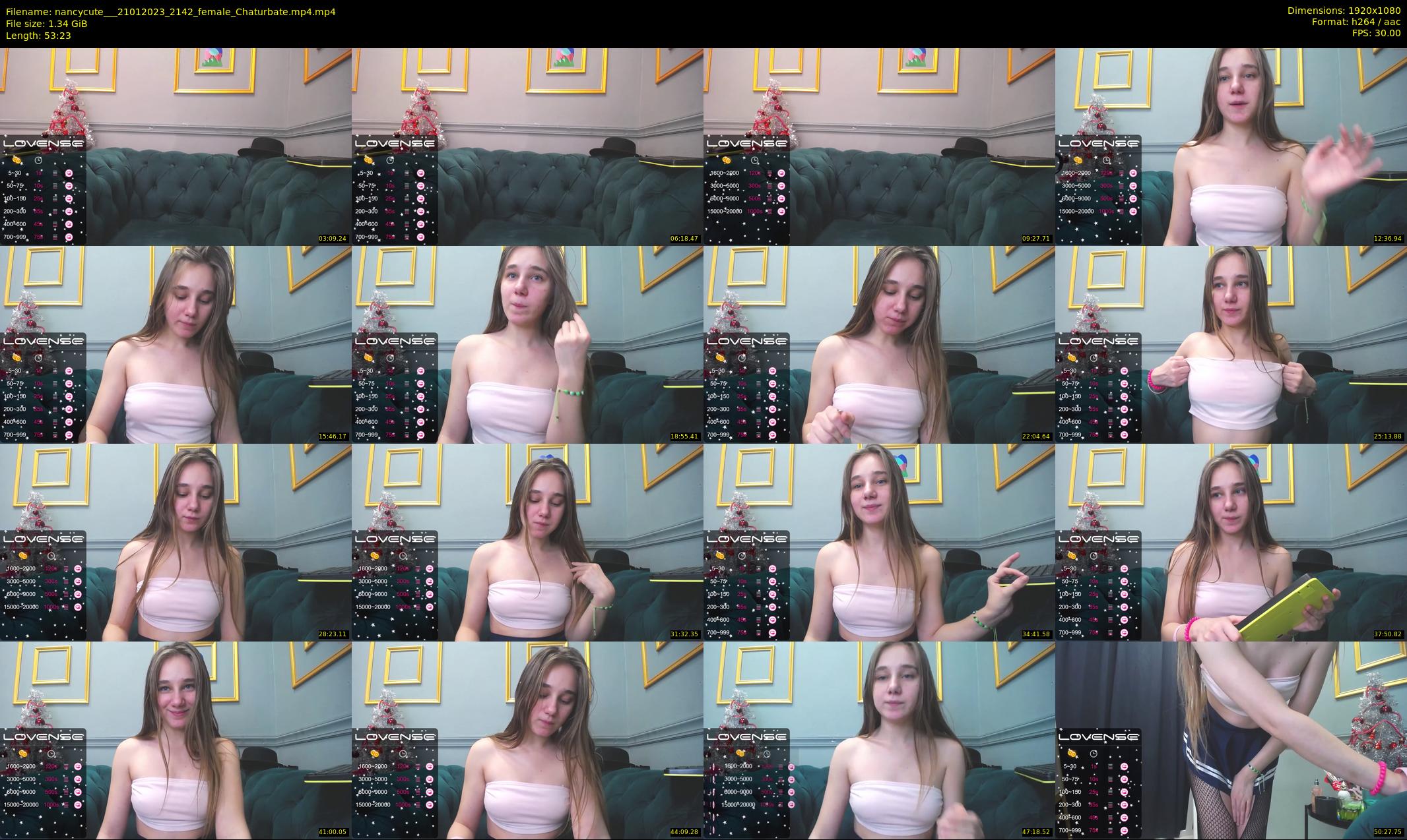 nancycute__ — 54 minute Chaturbate female cam show recording, 1080p, Jan 21, 2023