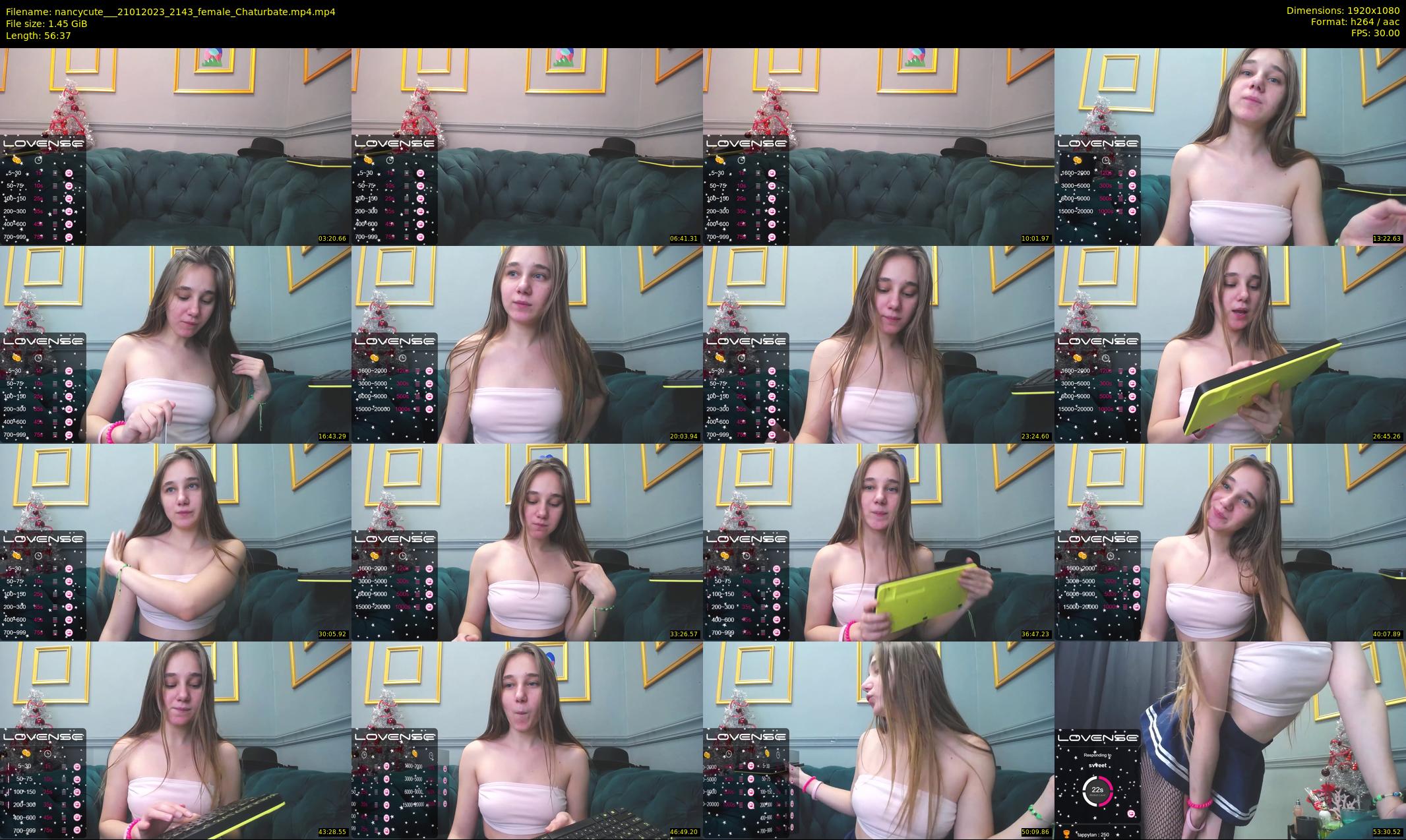 nancycute__ — 57 minute Chaturbate female cam show recording, 1080p, Jan 21, 2023