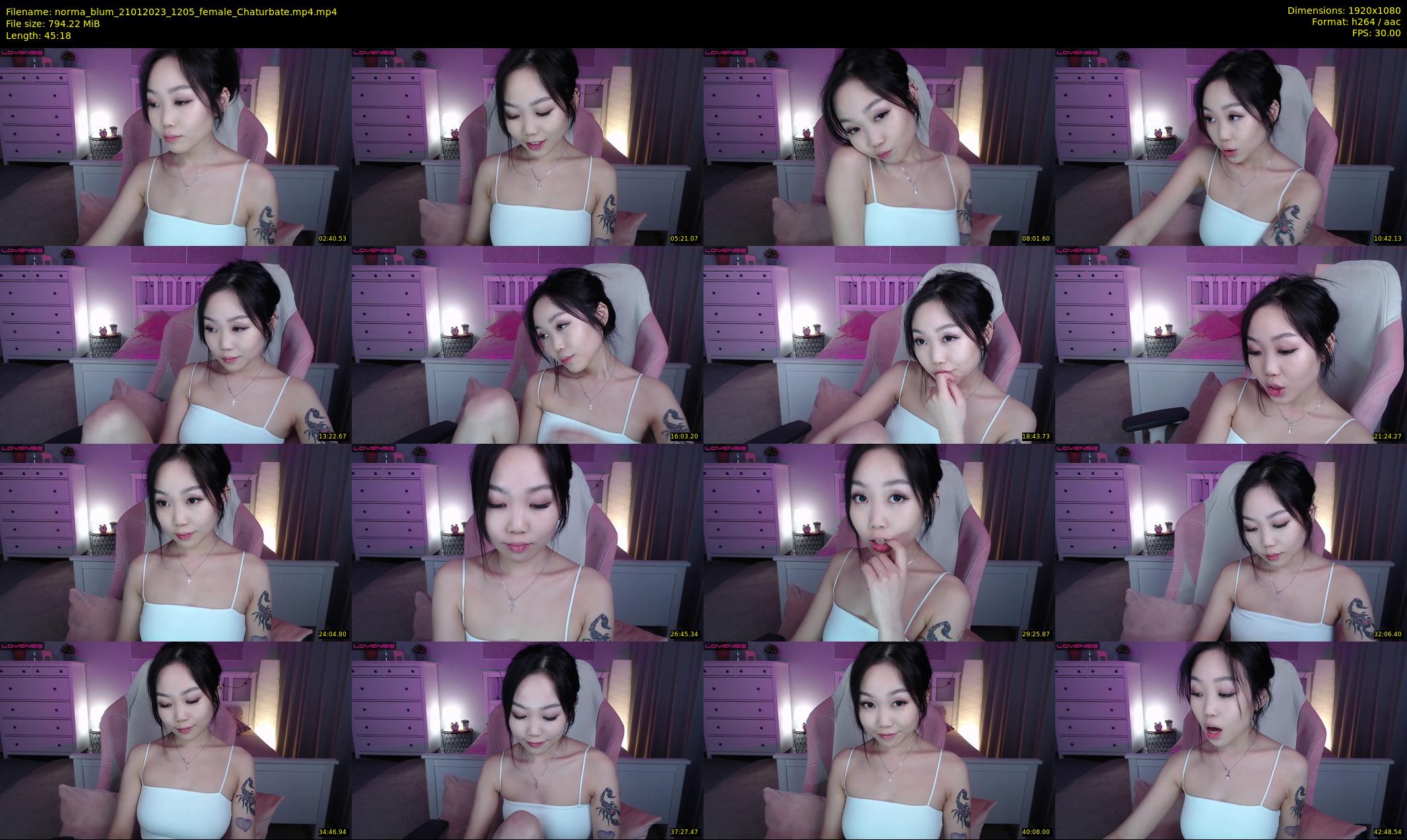 norma_blum — 46 minute Chaturbate female cam show recording, 1080p, Jan 21, 2023