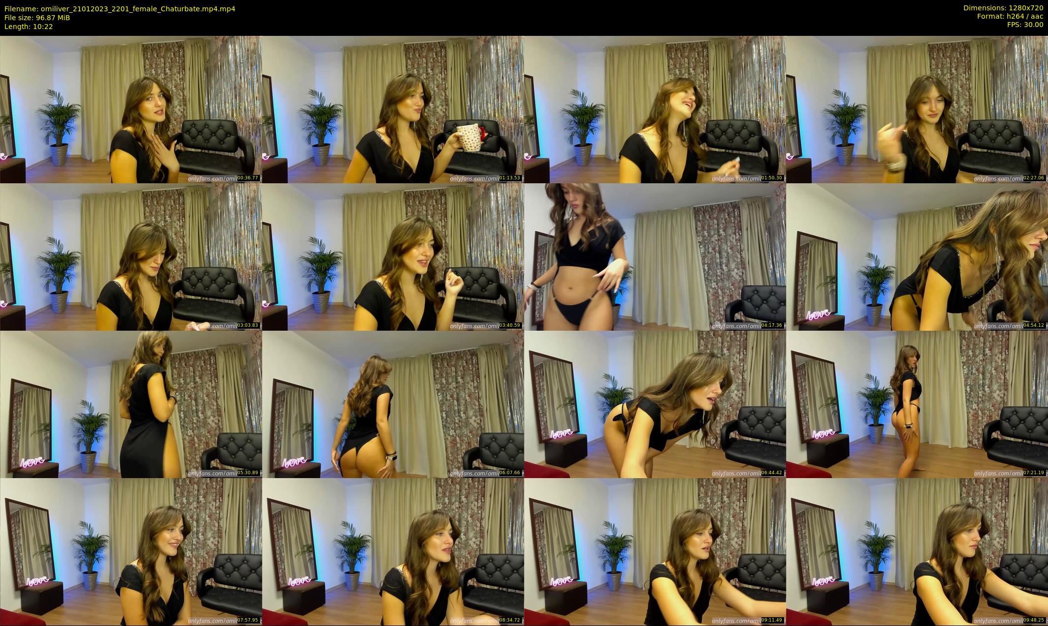 omiliver — 11 minute Chaturbate female cam show recording, 720p, Jan 21, 2023