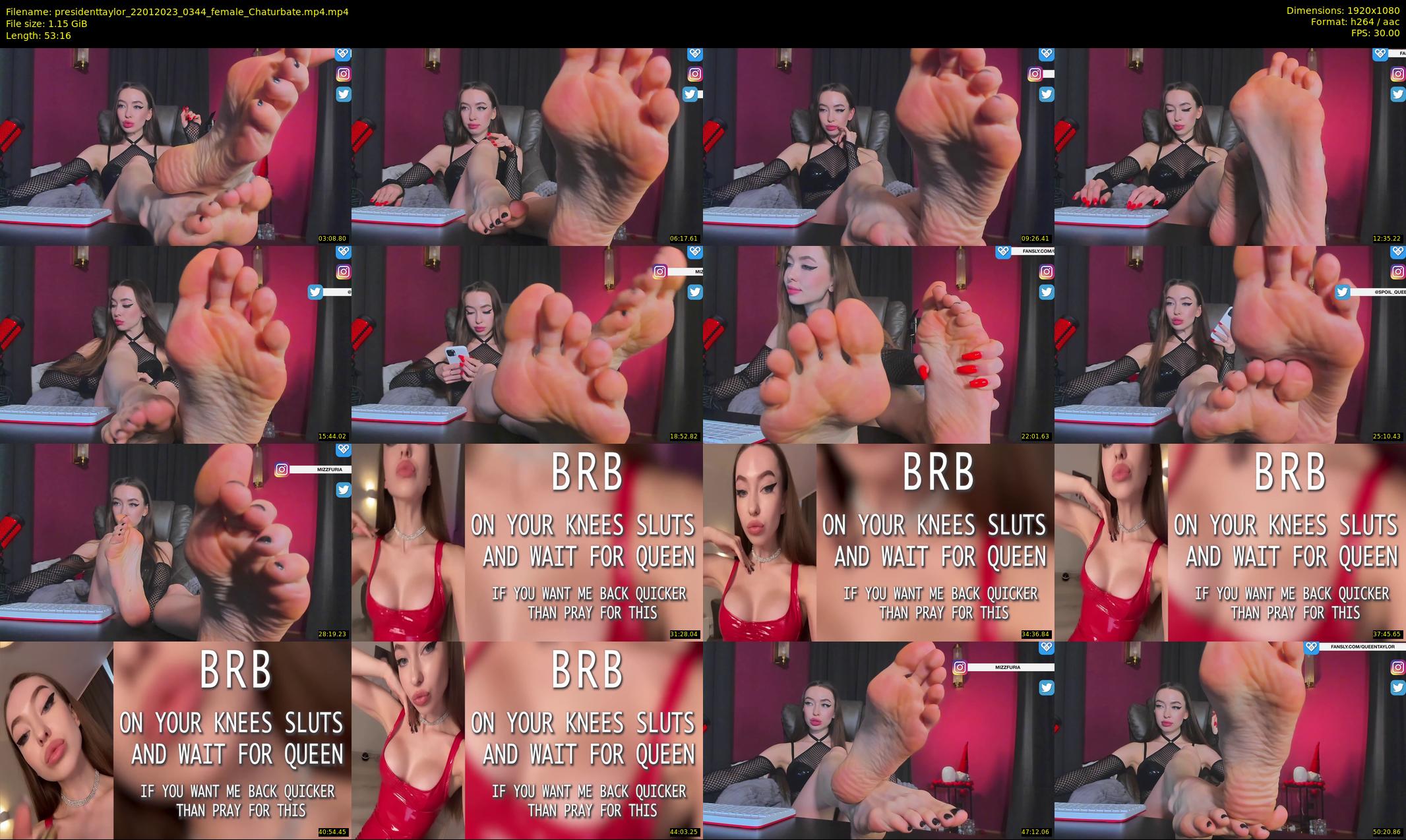 presidenttaylor — 54 minute Chaturbate female cam show recording, 1080p, Jan 22, 2023