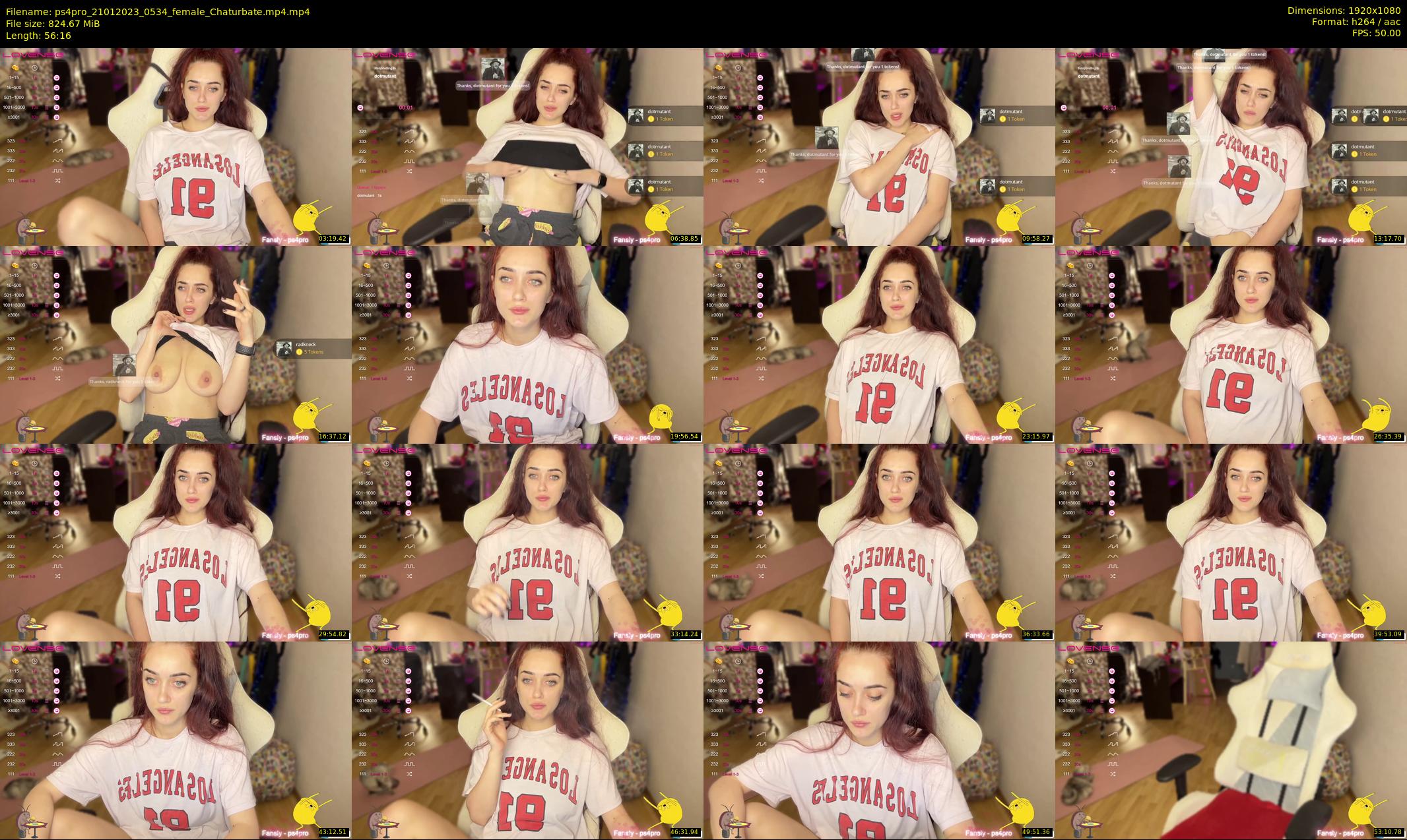 ps4pro — 57 minute Chaturbate female cam show recording, 1080p, Jan 21, 2023