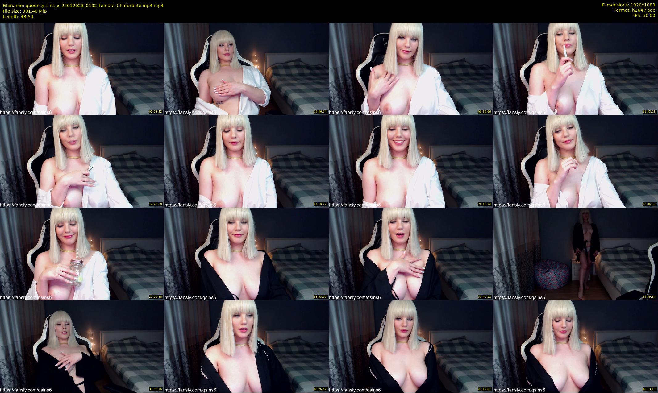 queensy_sins_x — 49 minute Chaturbate female cam show recording, 1080p, Jan 22, 2023