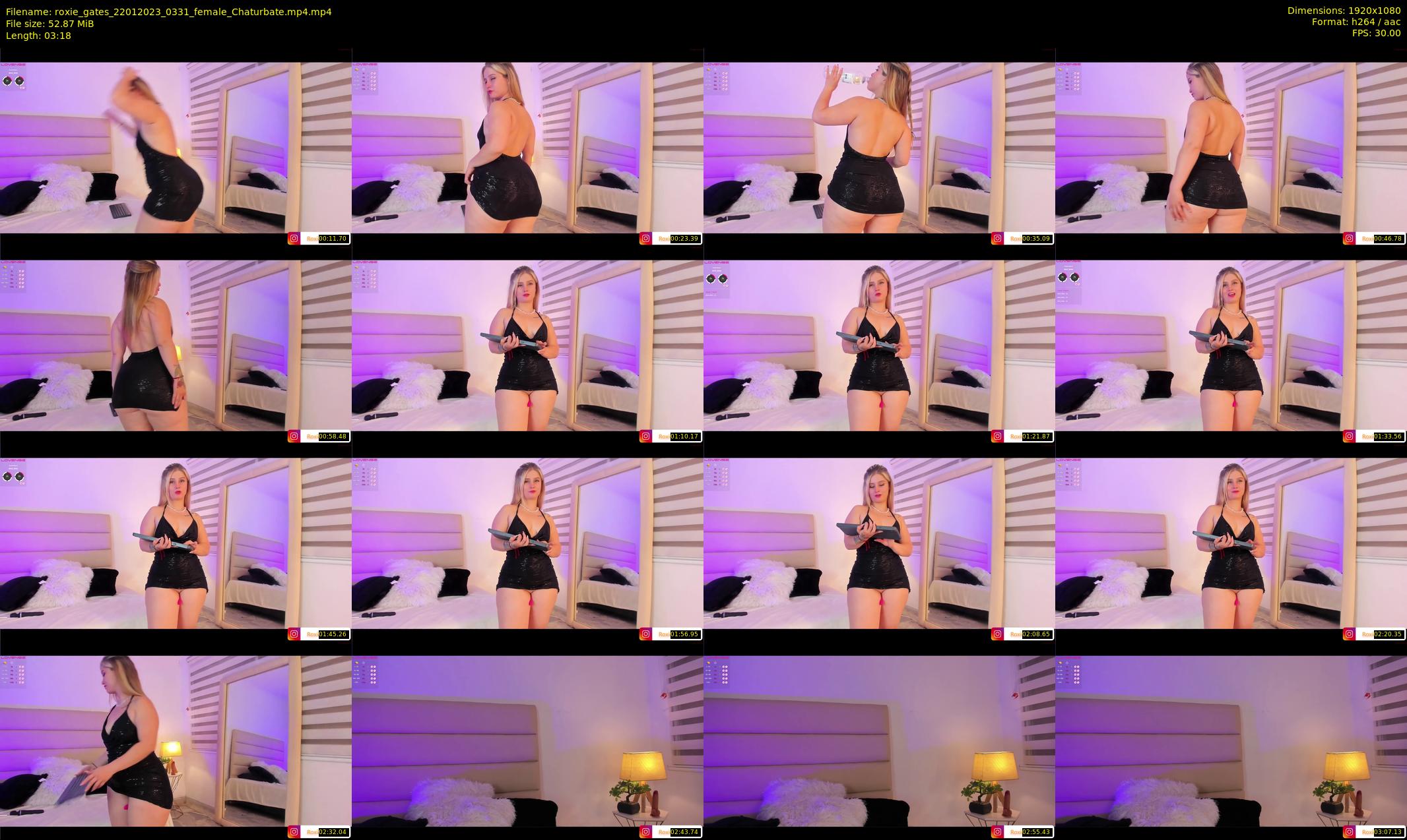 roxie_gates — 4 minute Chaturbate female cam show recording, 1080p, Jan 22, 2023
