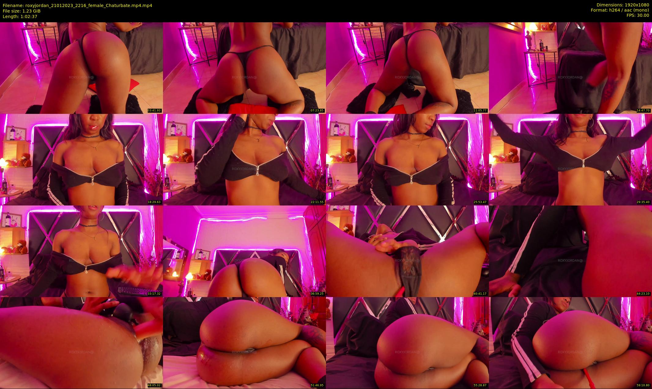 roxyjordan — 63 minute Chaturbate female cam show recording, 1080p, Jan 21, 2023
