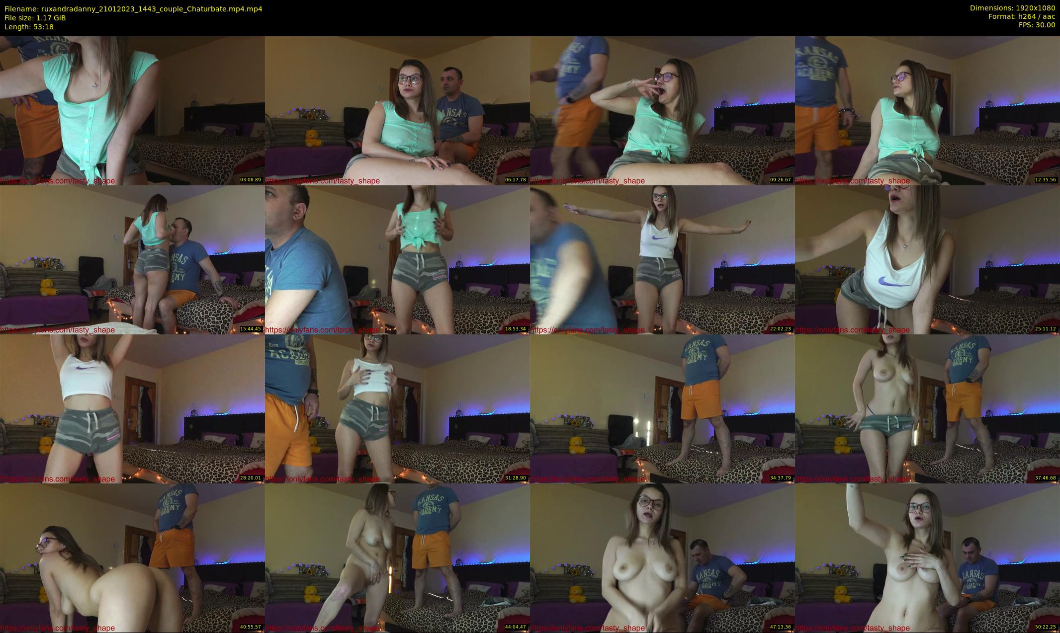ruxandradanny — 54 minute Chaturbate couple cam show recording, 1080p, Jan 21, 2023