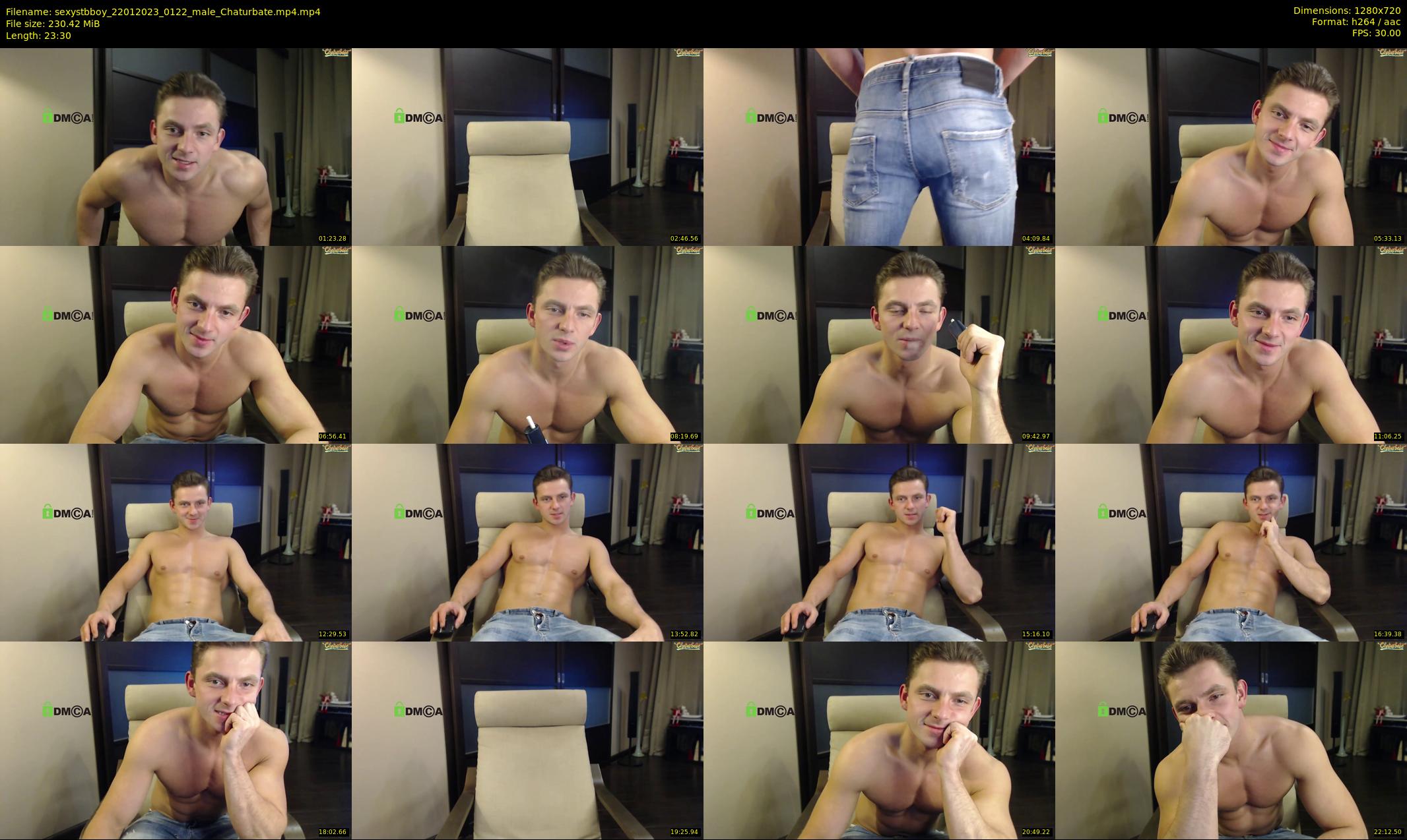 sexystbboy — 24 minute Chaturbate male cam show recording, 720p, Jan 22, 2023