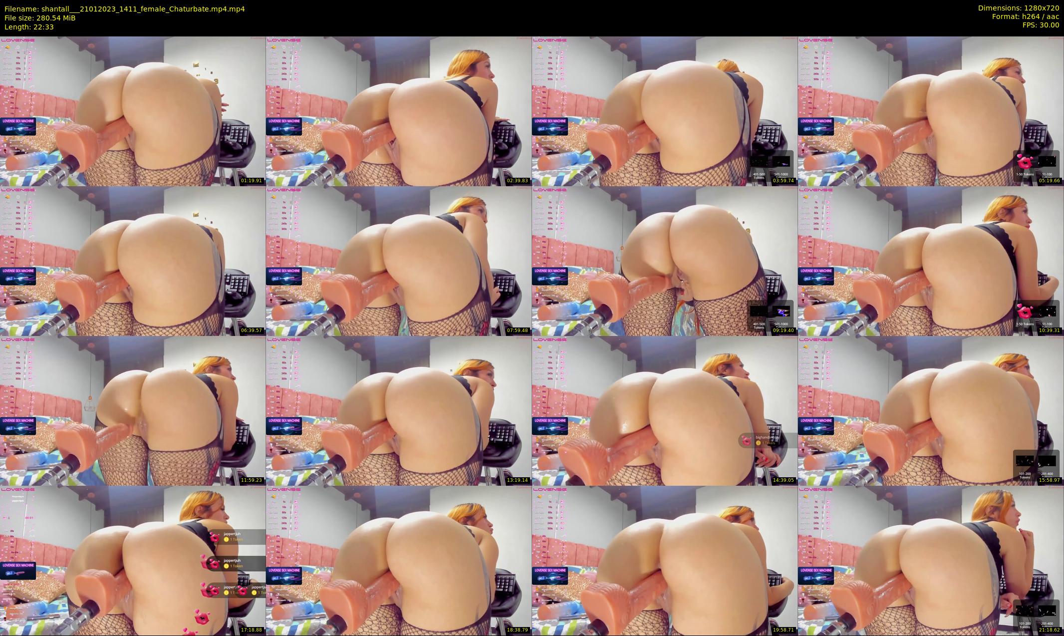 shantall__ — 23 minute Chaturbate female cam show recording, 720p, Jan 21, 2023