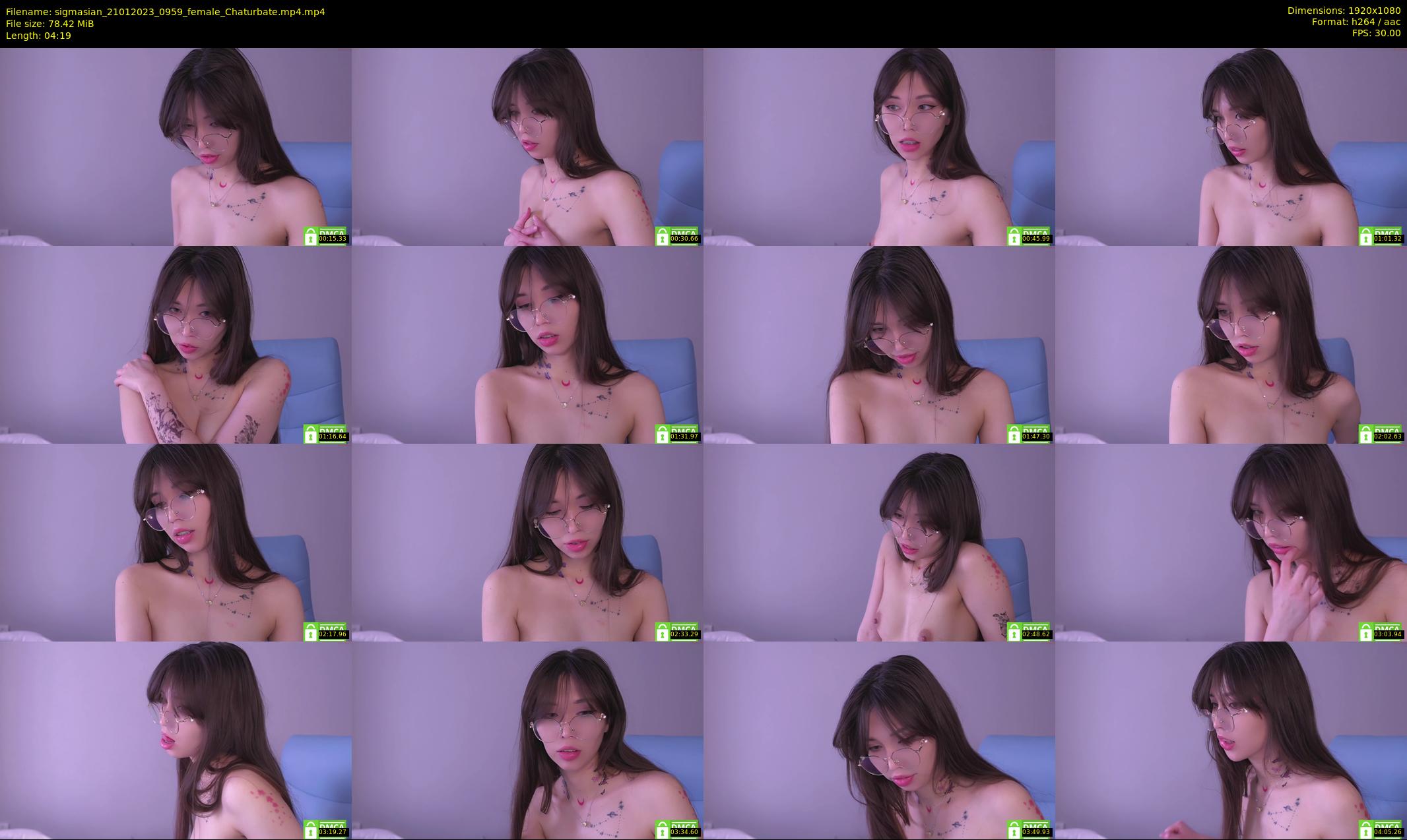 sigmasian — 5 minute Chaturbate female cam show recording, 1080p, Jan 21, 2023