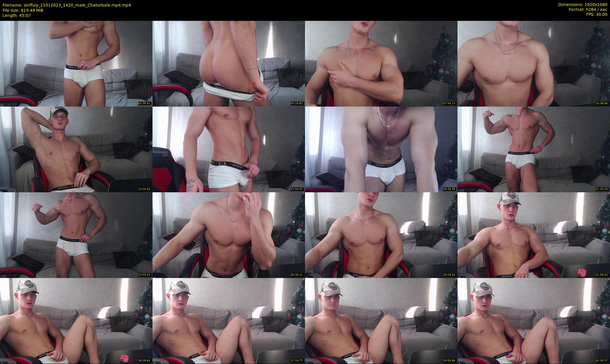 sinffuly — 46 minute Chaturbate male cam show recording, 1080p, Jan 21, 2023