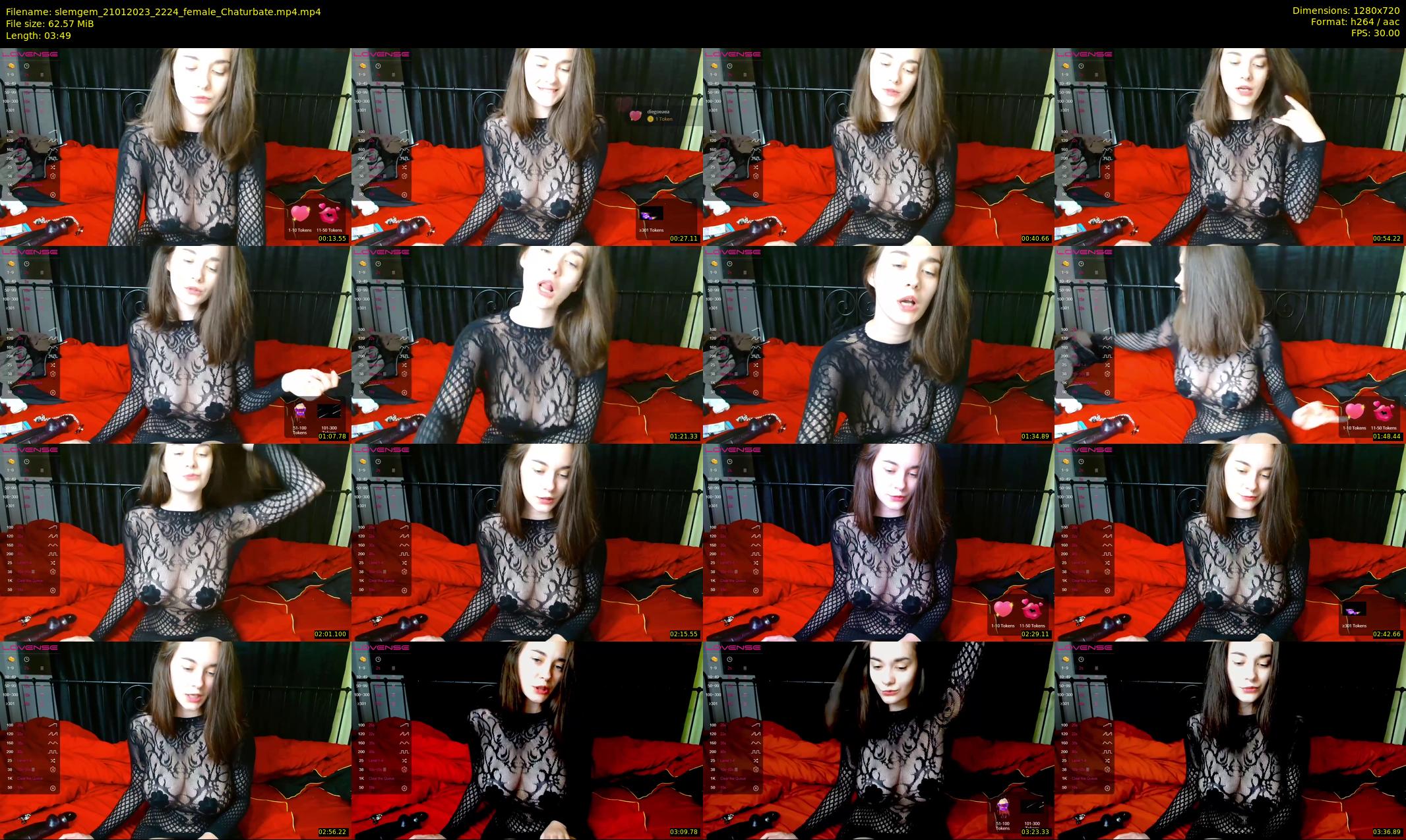 slemgem — 4 minute Chaturbate couple cam show recording, 720p, Jan 21, 2023