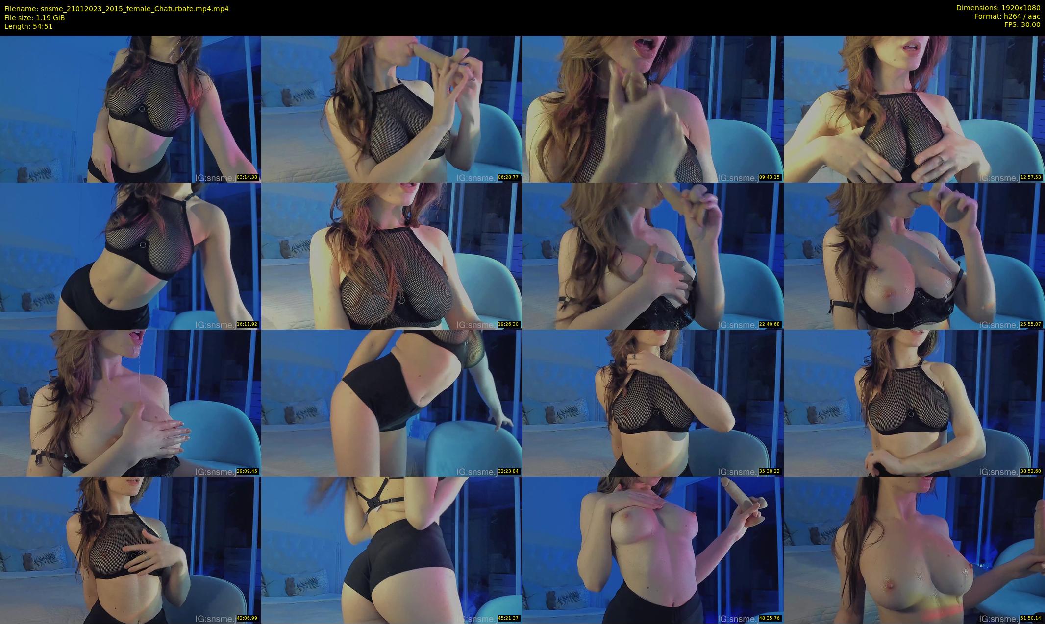snsme — 55 minute Chaturbate female cam show recording, 1080p, Jan 21, 2023