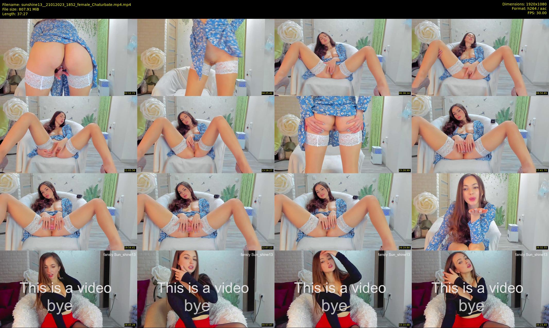 sunshine13_ — 38 minute Chaturbate female cam show recording, 1080p, Jan 21, 2023