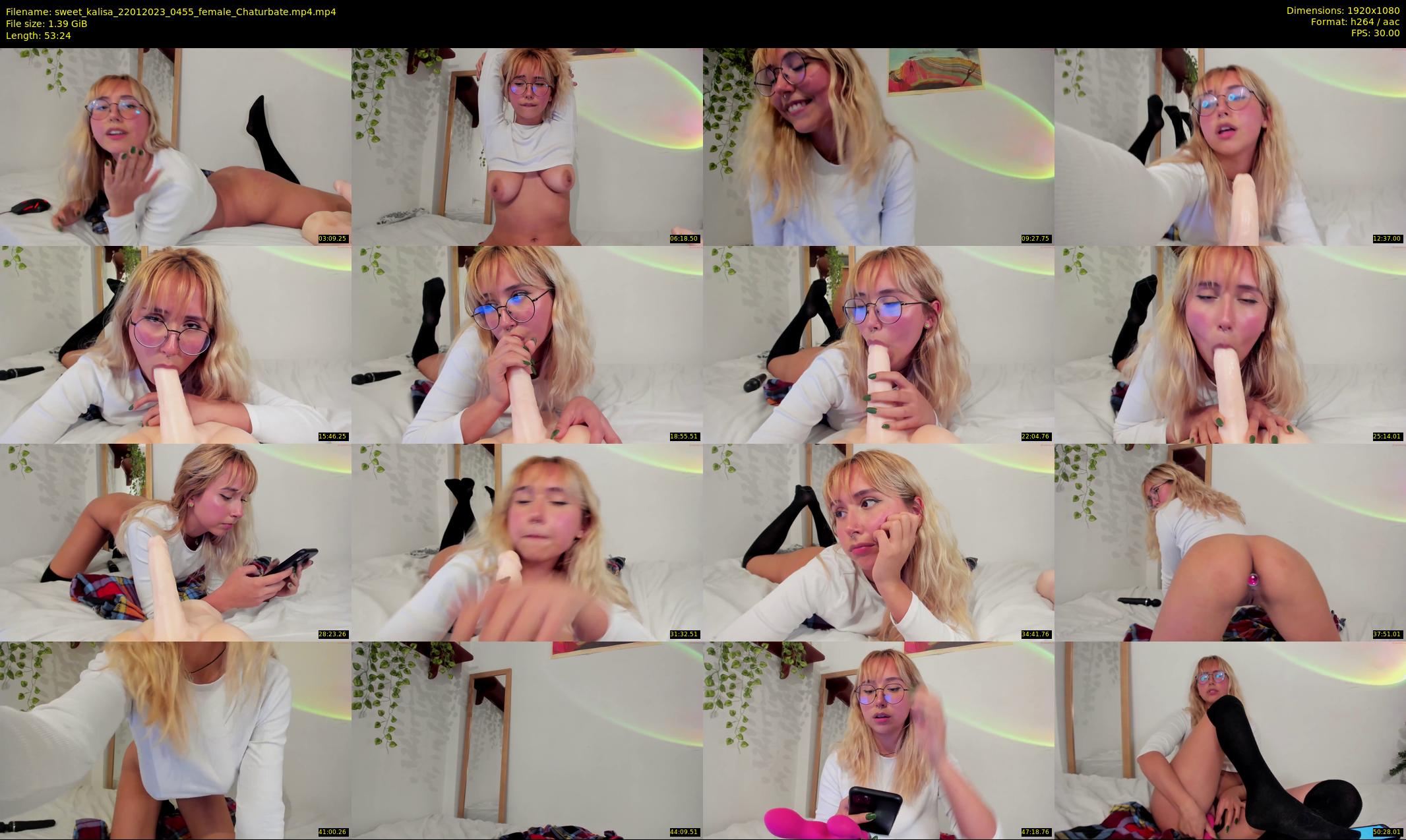sweet_kalisa — 54 minute Chaturbate female cam show recording, 1080p, Jan 22, 2023