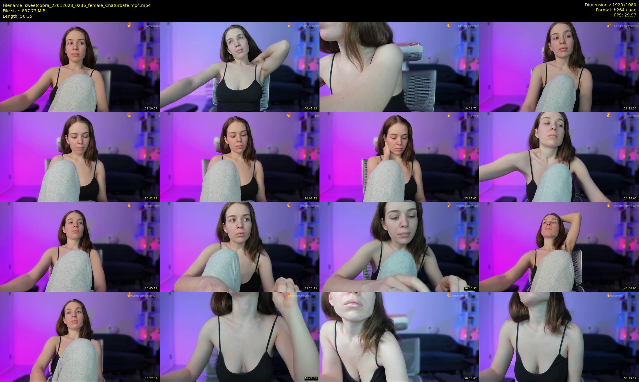 sweetcobra — 57 minute Chaturbate female cam show recording, 1080p, Jan 22, 2023