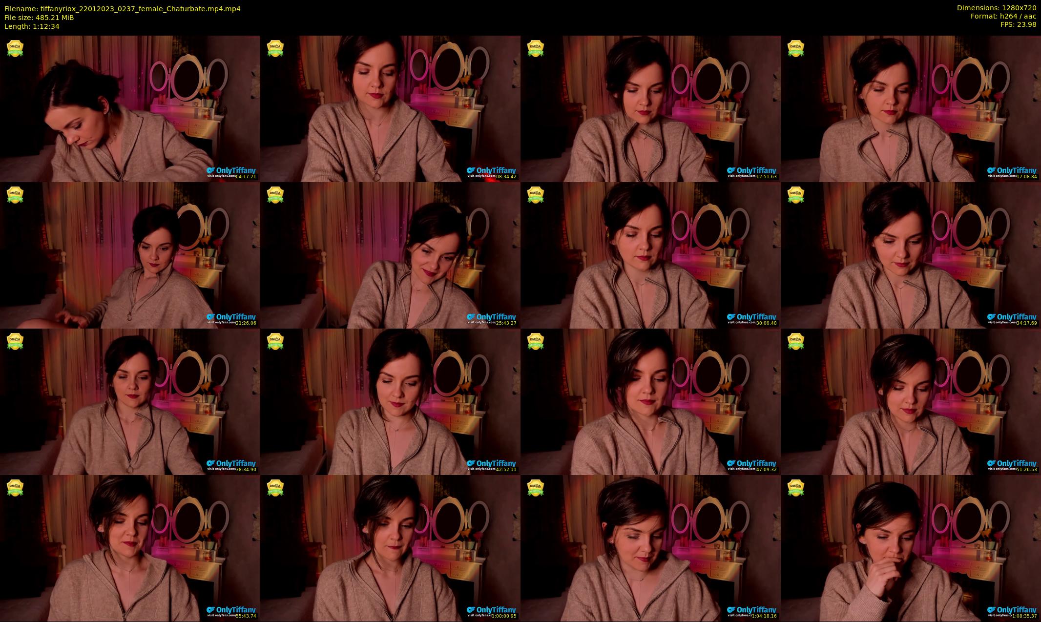 tiffanyriox — 73 minute Chaturbate female cam show recording, 720p, Jan 22, 2023