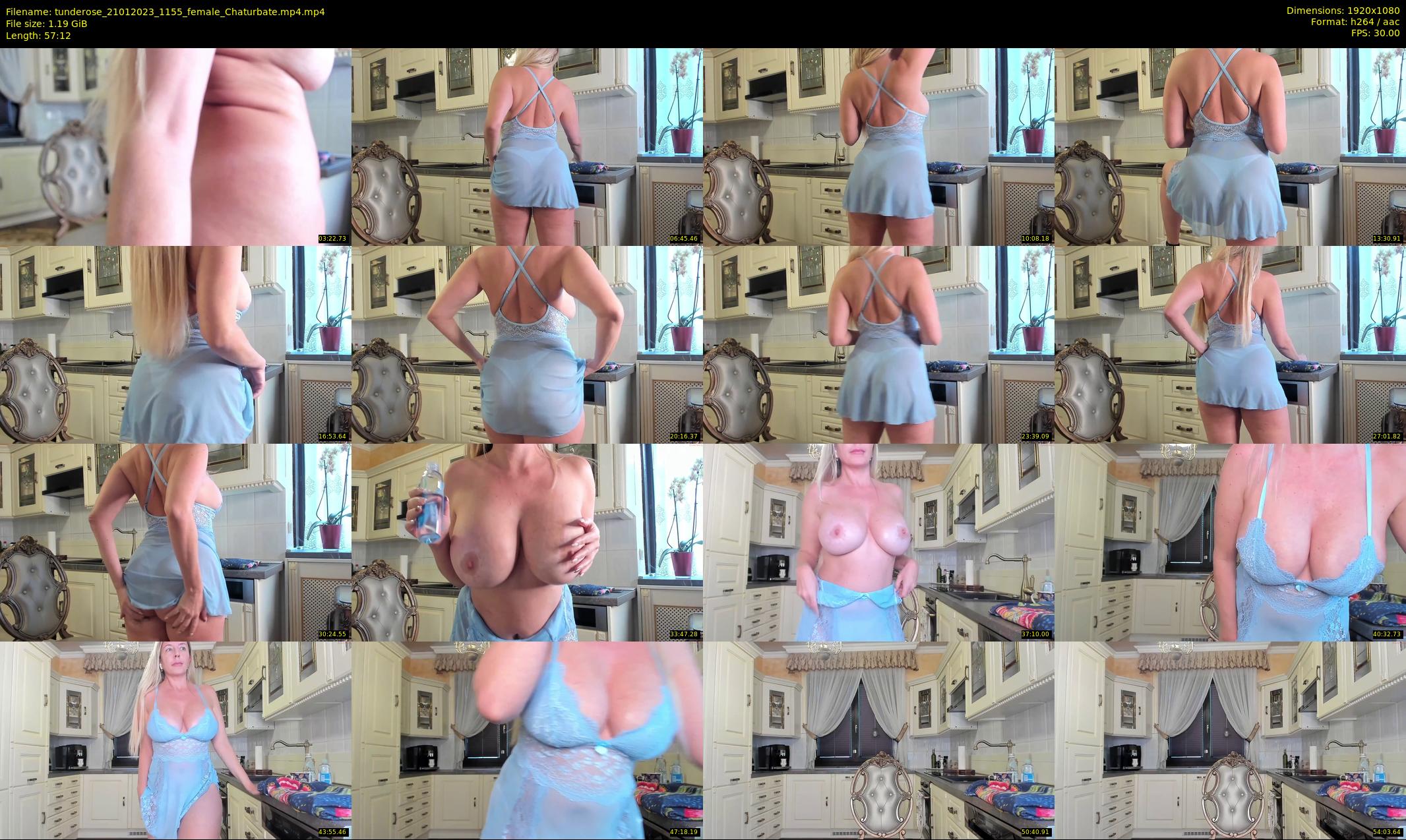 tunderose — 58 minute Chaturbate female cam show recording, 1080p, Jan 21, 2023