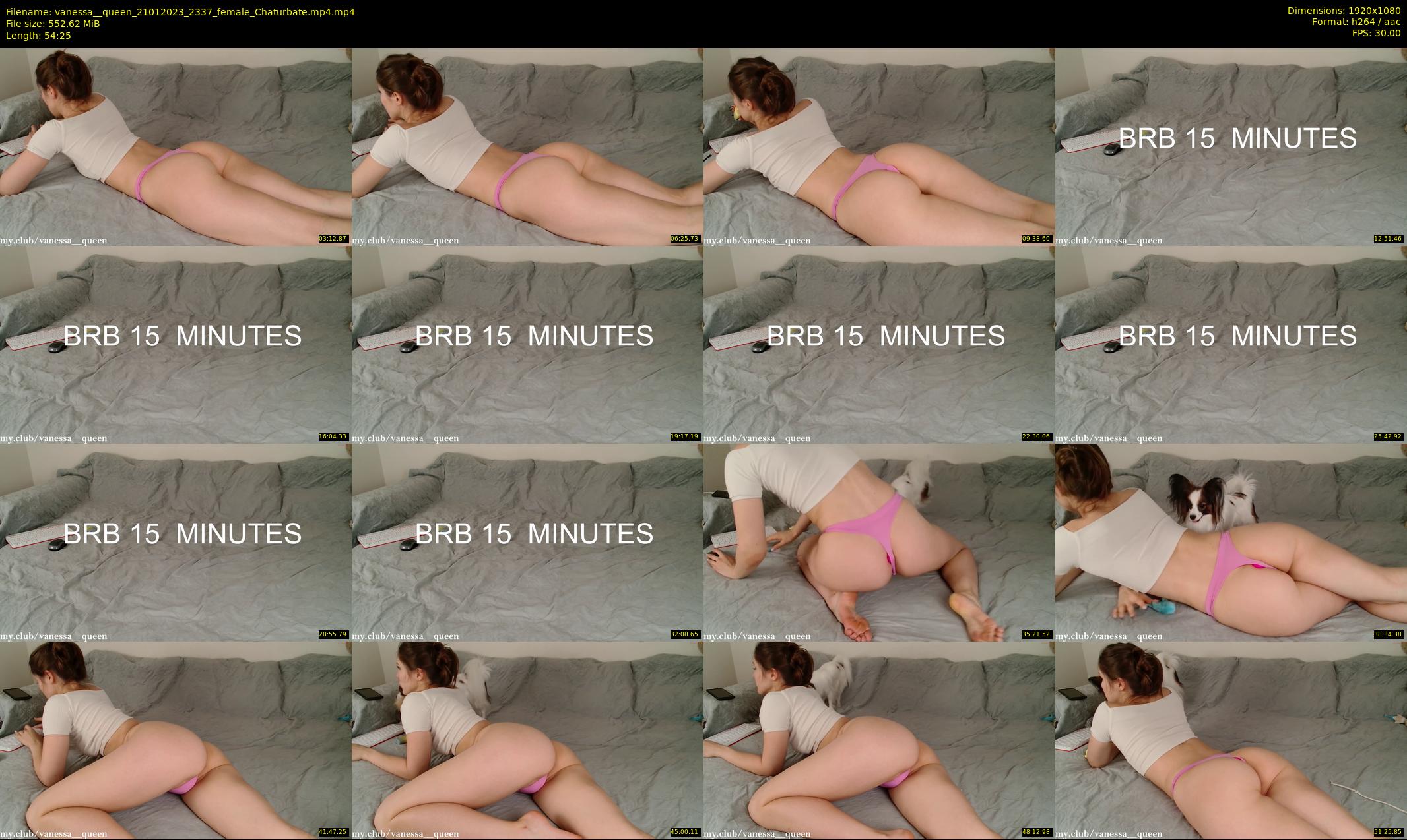 vanessa__queen — 55 minute Chaturbate female cam show recording, 1080p, Jan 21, 2023