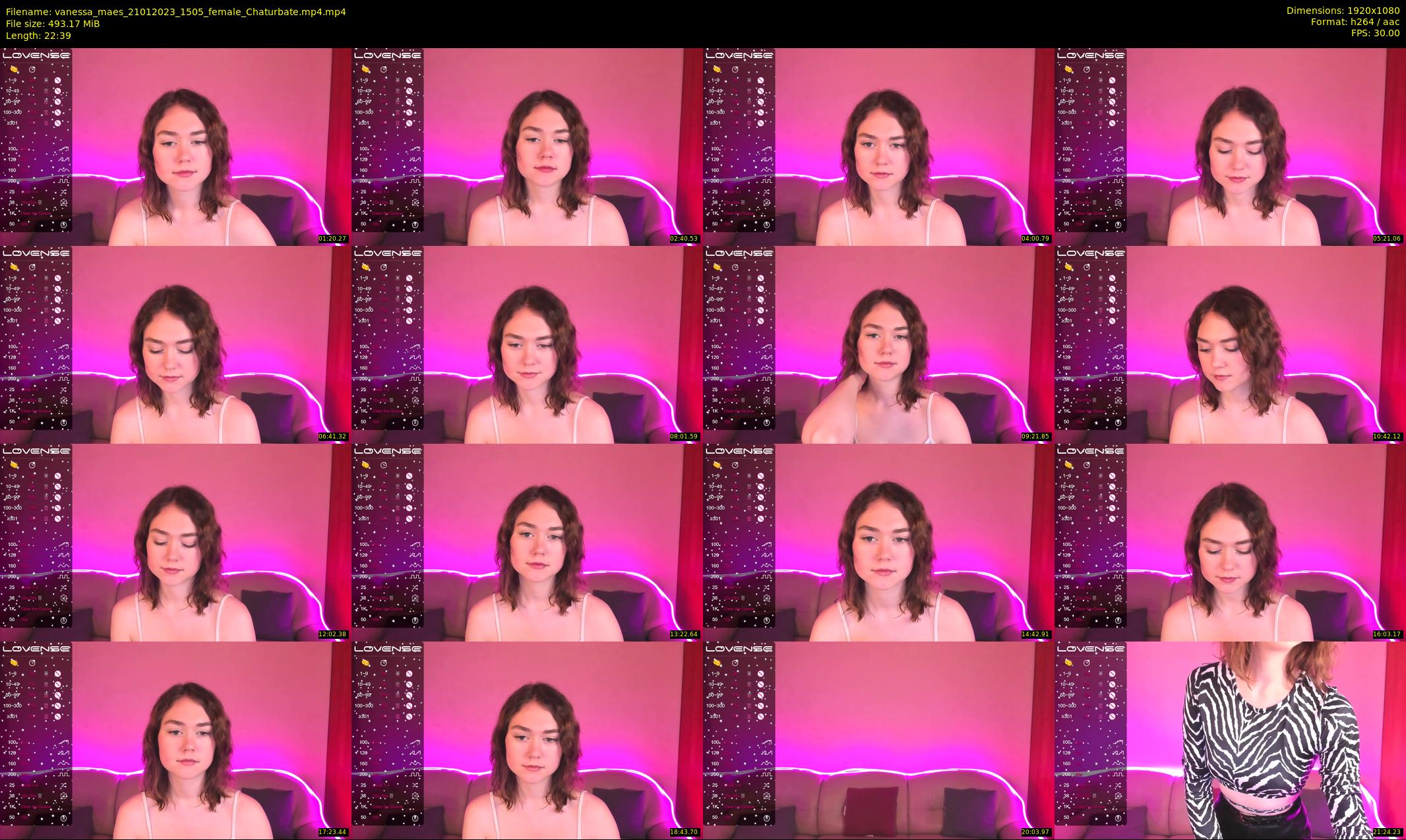 vanessa_maes — 23 minute Chaturbate female cam show recording, 1080p, Jan 21, 2023