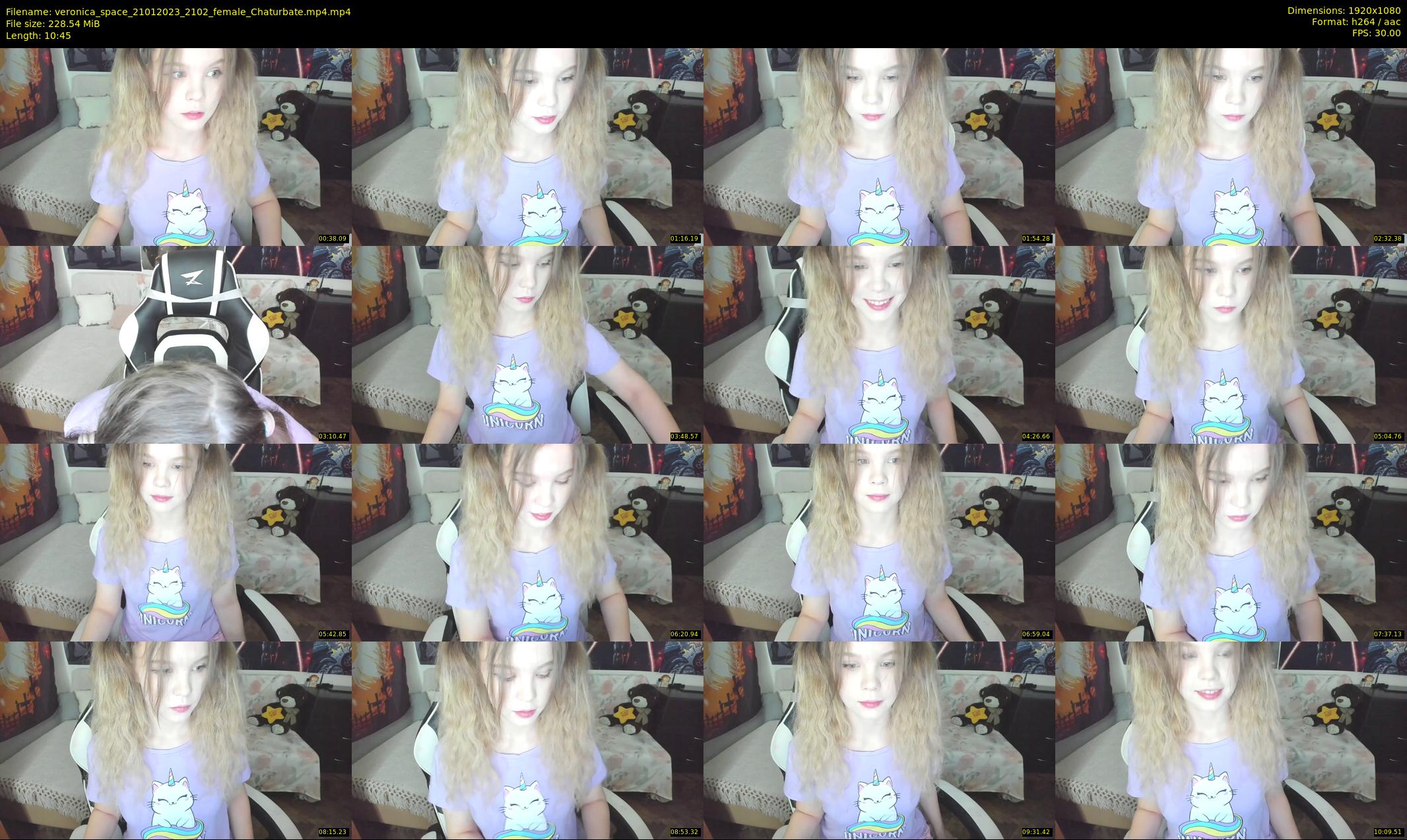 veronica_space — 11 minute Chaturbate female cam show recording, 1080p, Jan 21, 2023