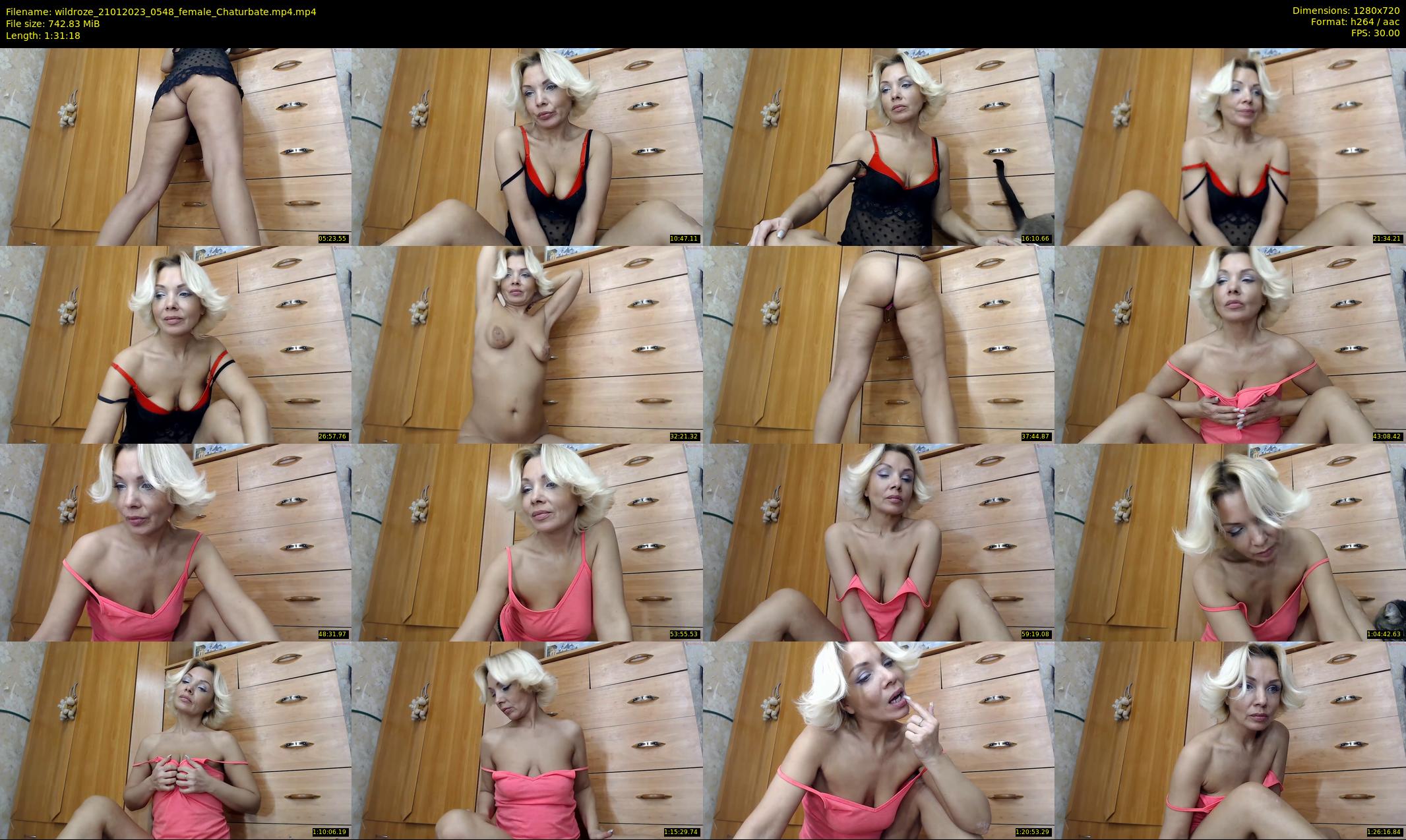 wildroze — 92 minute Chaturbate female cam show recording, 720p, Jan 21, 2023