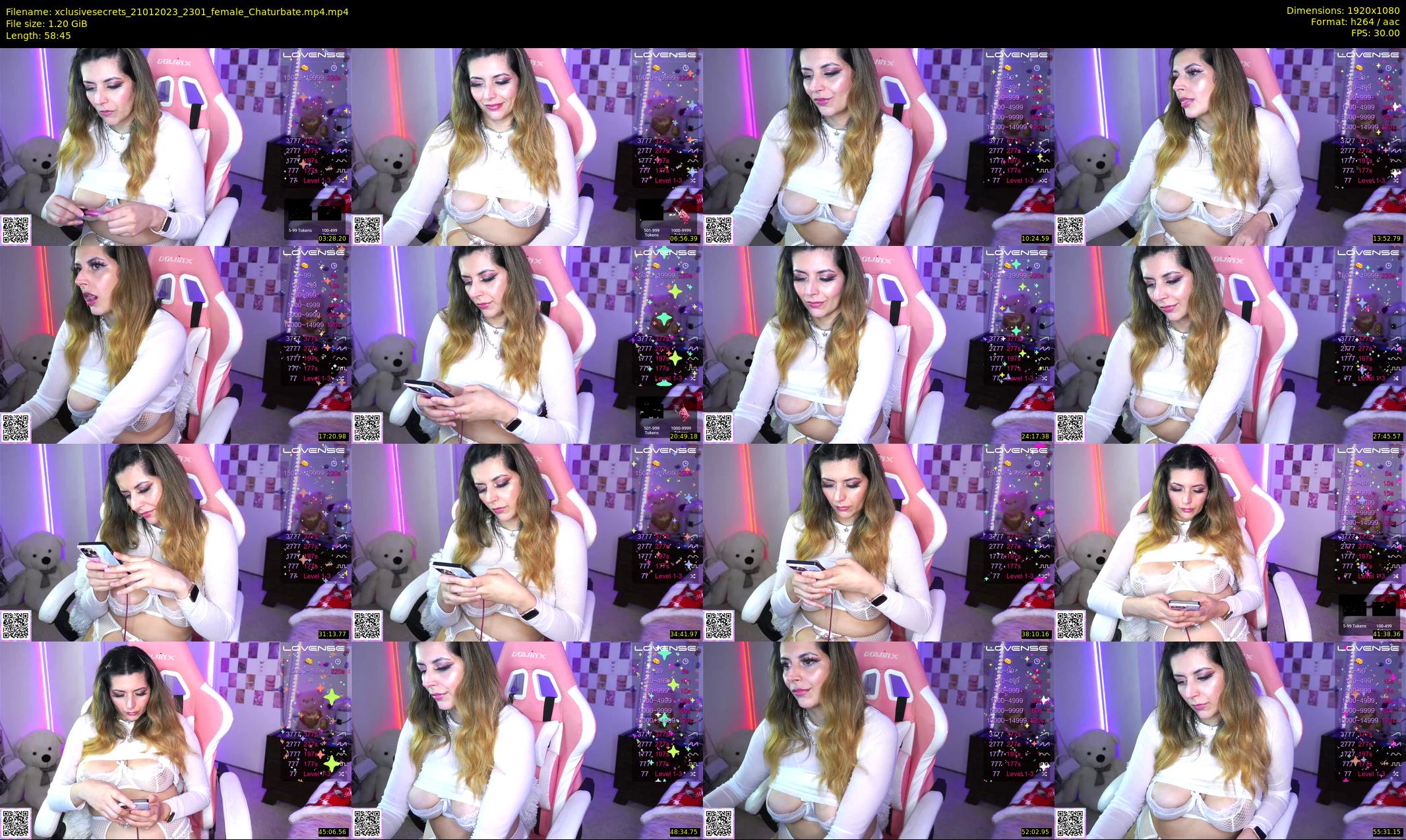 xclusivesecrets — 59 minute Chaturbate female cam show recording, 1080p, Jan 21, 2023