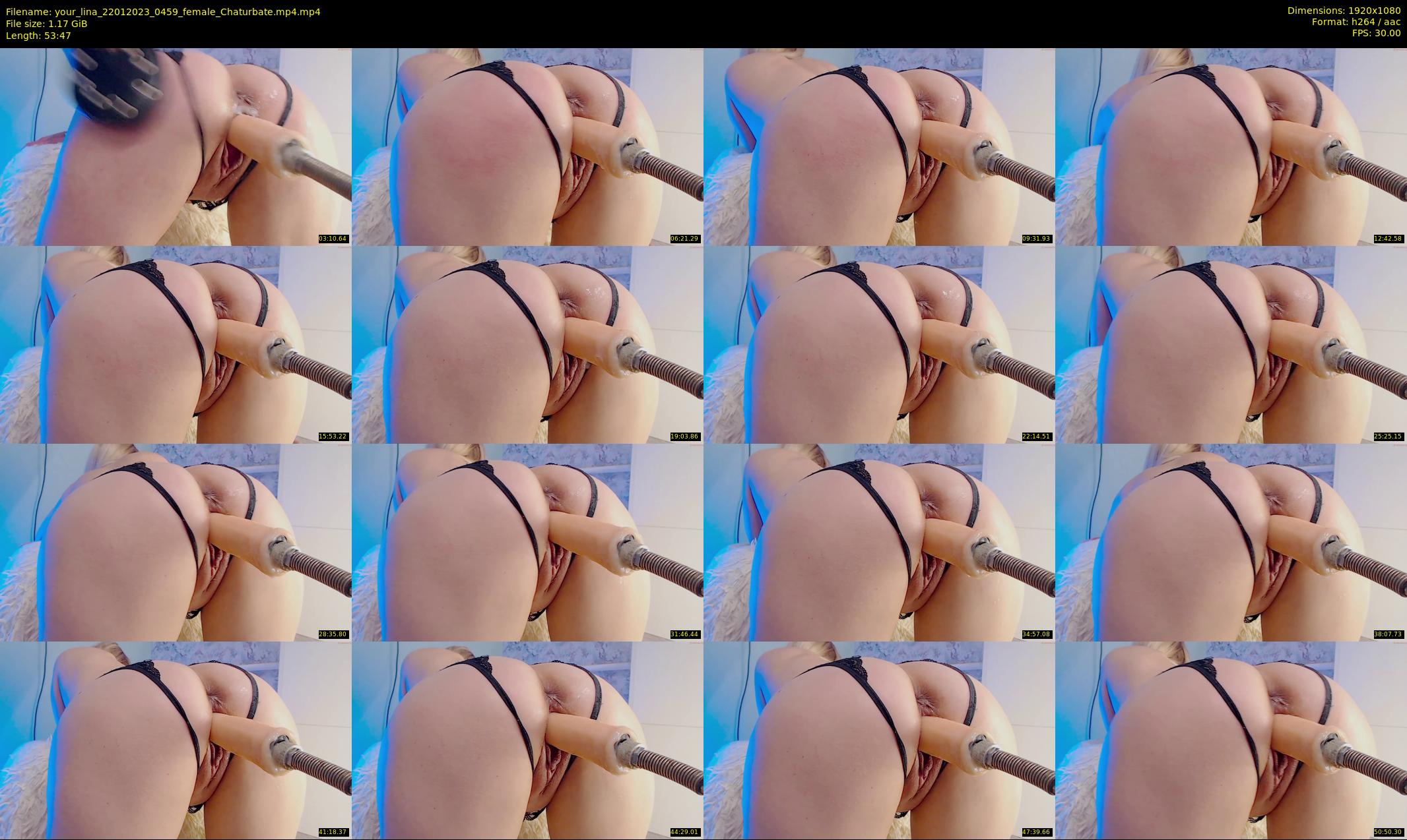 your_lina — 54 minute Chaturbate female cam show recording, 1080p, Jan 22, 2023