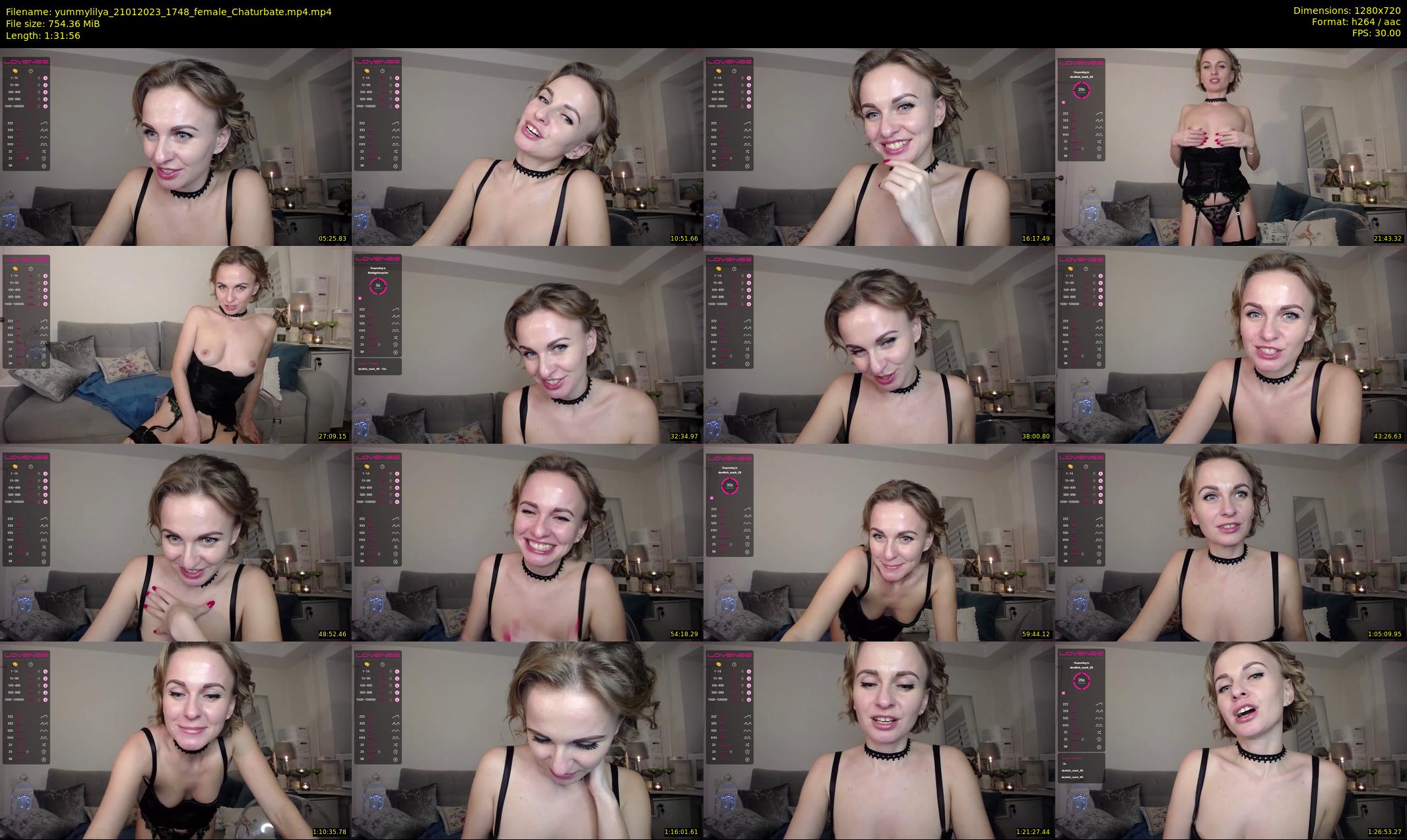 yummylilya — 92 minute Chaturbate female cam show recording, 720p, Jan 21, 2023