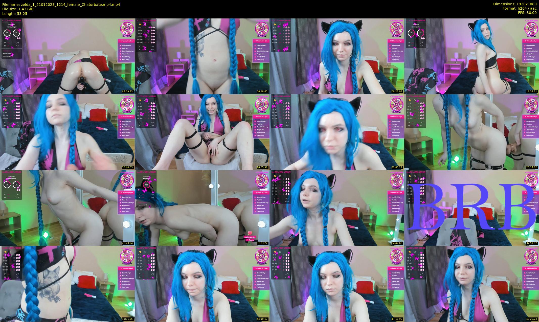 zelda_1 — 54 minute Chaturbate female cam show recording, 1080p, Jan 21, 2023