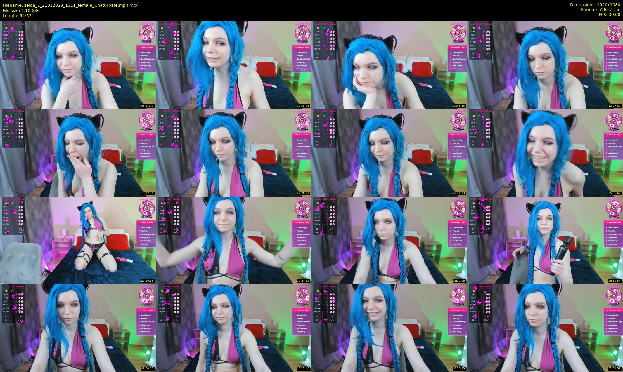 zelda_1 — 55 minute Chaturbate female cam show recording, 1080p, Jan 21, 2023