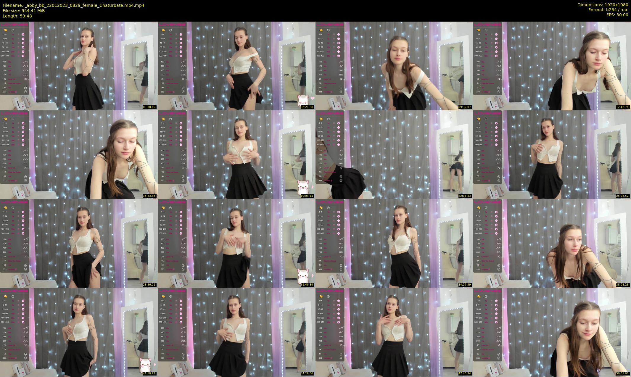 _abby_bb — 54 minute Chaturbate female cam show recording, 1080p, Jan 22, 2023